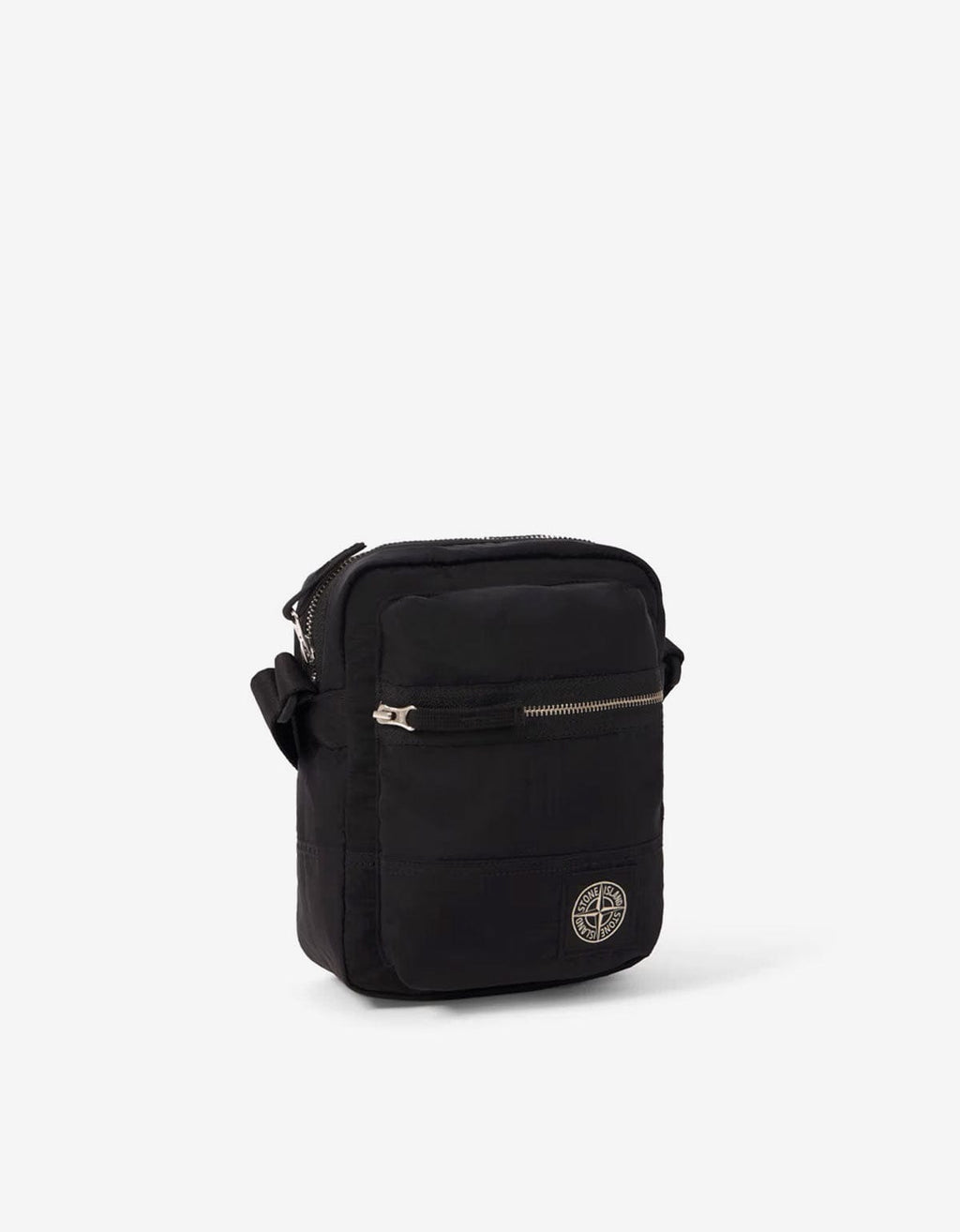 Stone Island Black Nylon Metal Pouch Bag