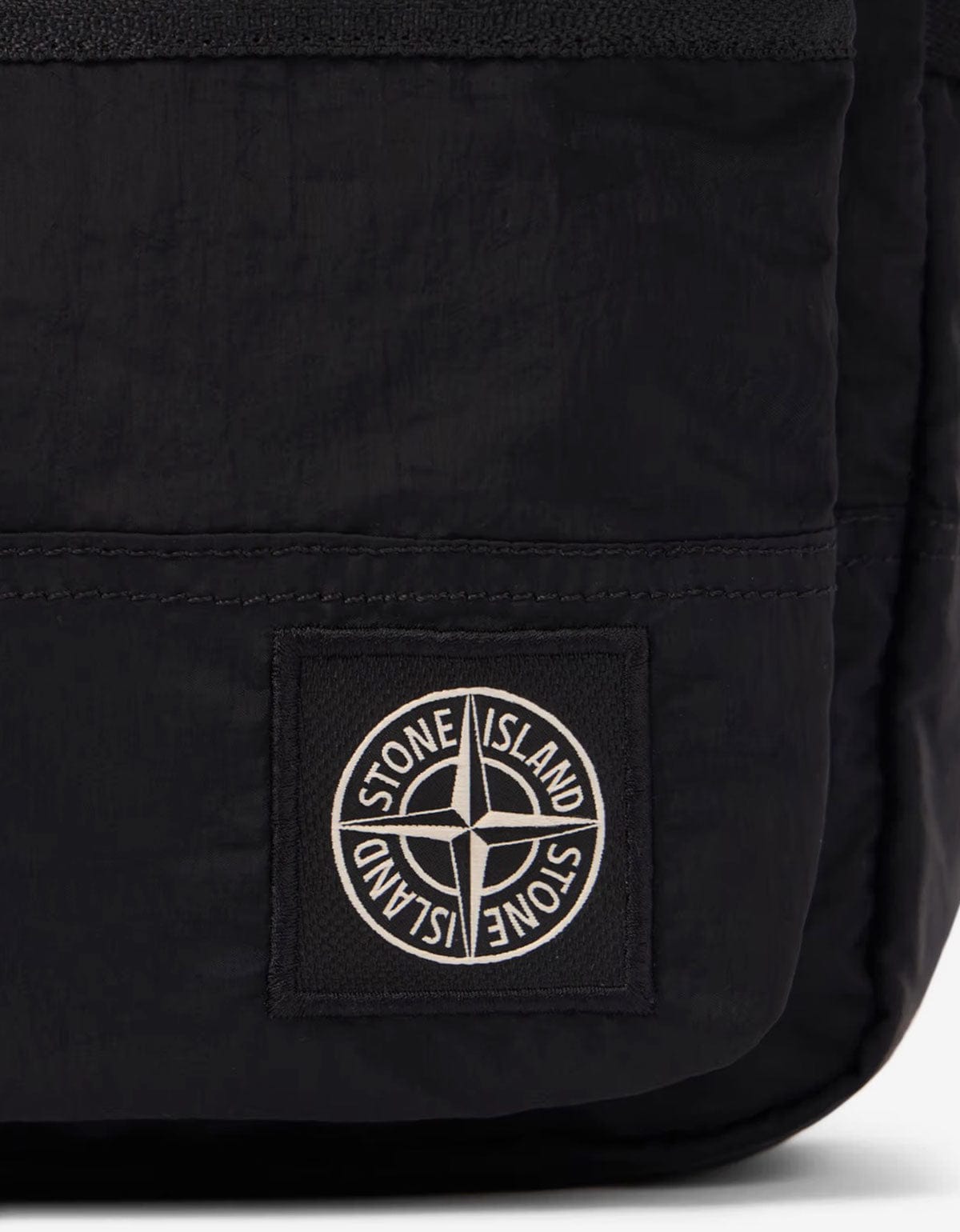 Stone Island Black Nylon Metal Pouch Bag