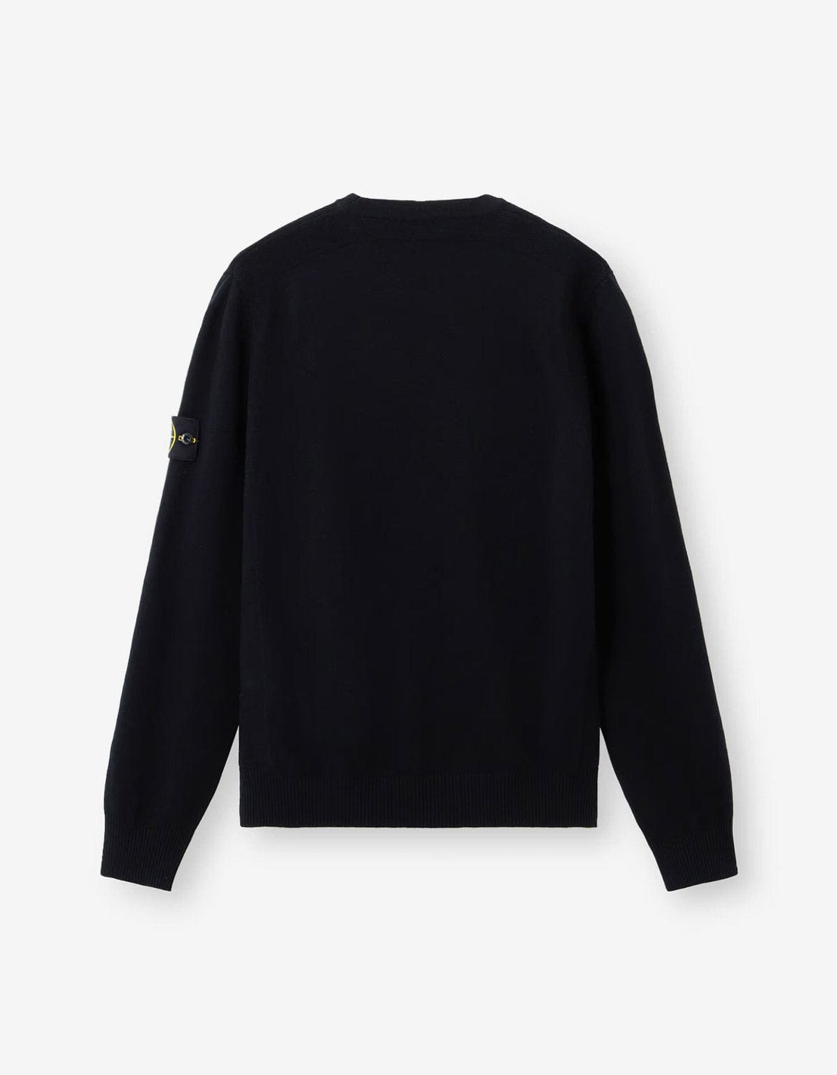Stone Island Black Wool Sweater