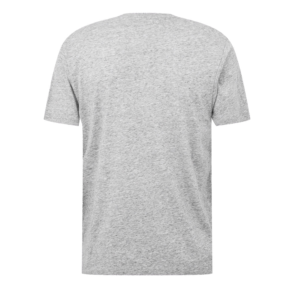 C.P. Company 30/1 Jersey Vertical Logo T-Shirt in Grey Melange