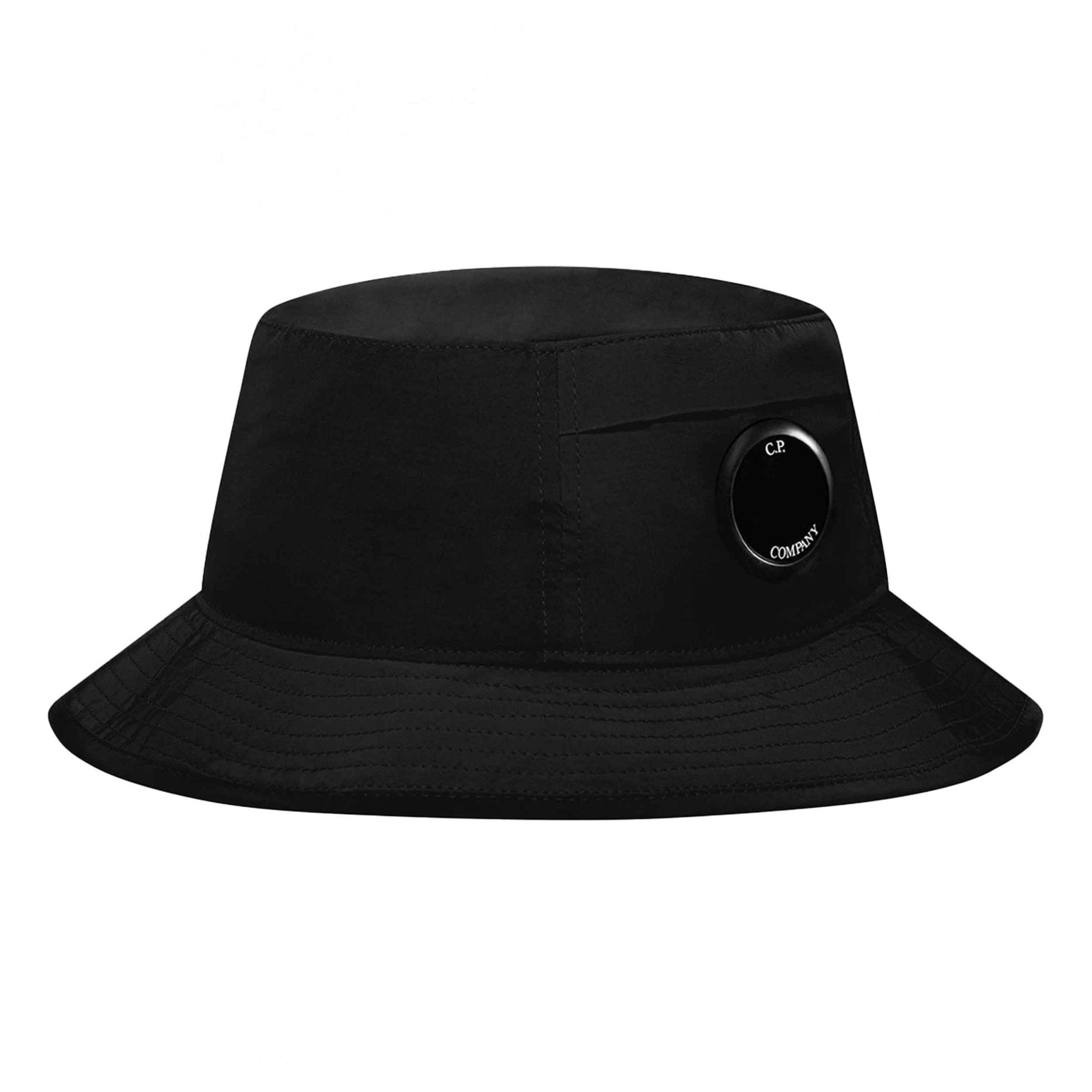 C.P. Company Chrome-R Bucket Hat in Black