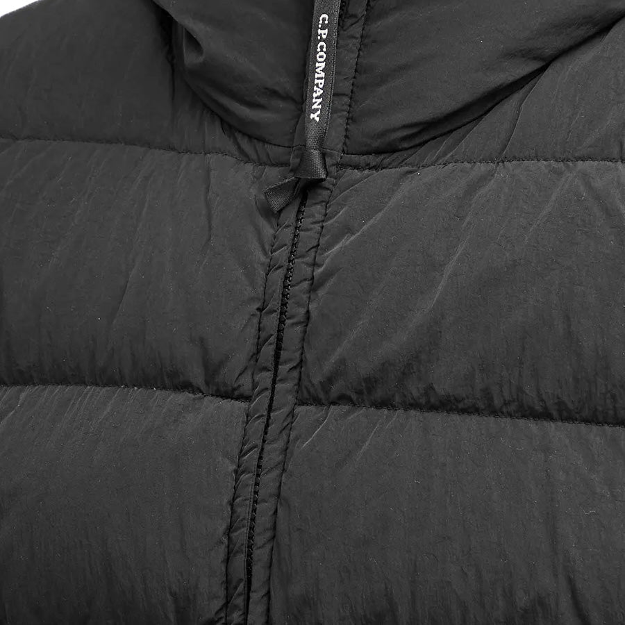C.P. Company Chrome-R Goggle Down Jacket in Black