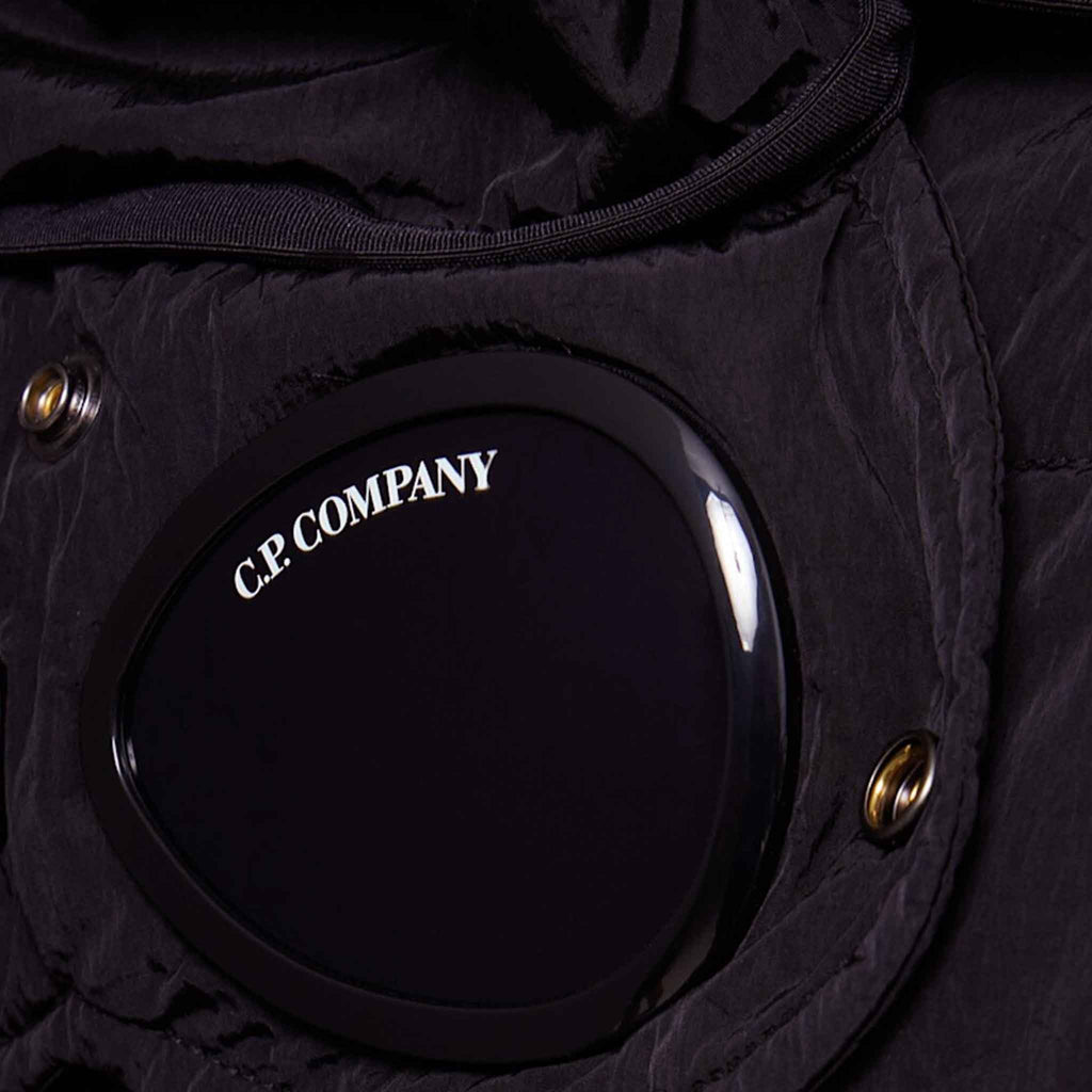 C.P. Company Chrome-R Goggle Down Jacket in Nightshade- Purple