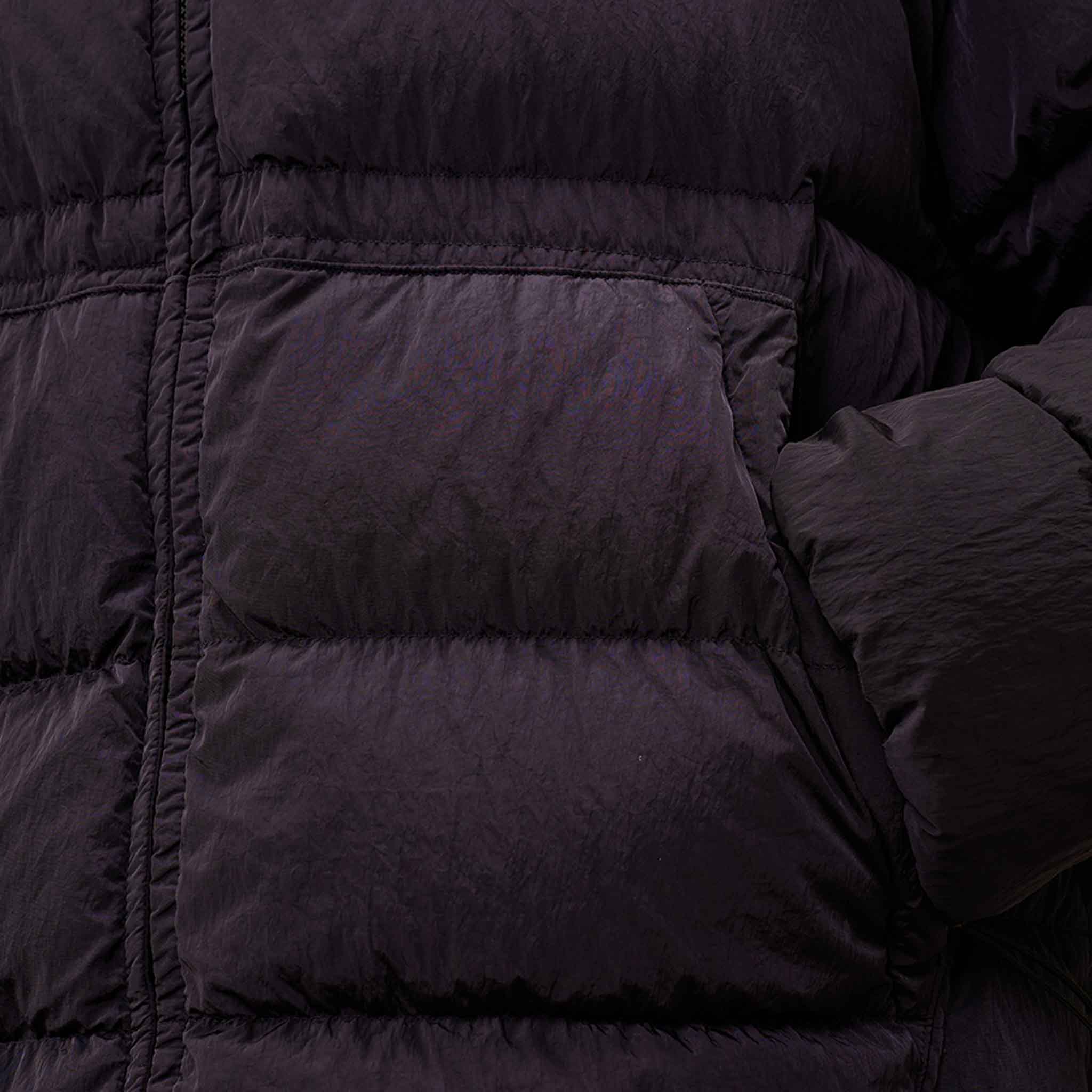 C.P. Company Chrome-R Goggle Down Jacket in Nightshade- Purple