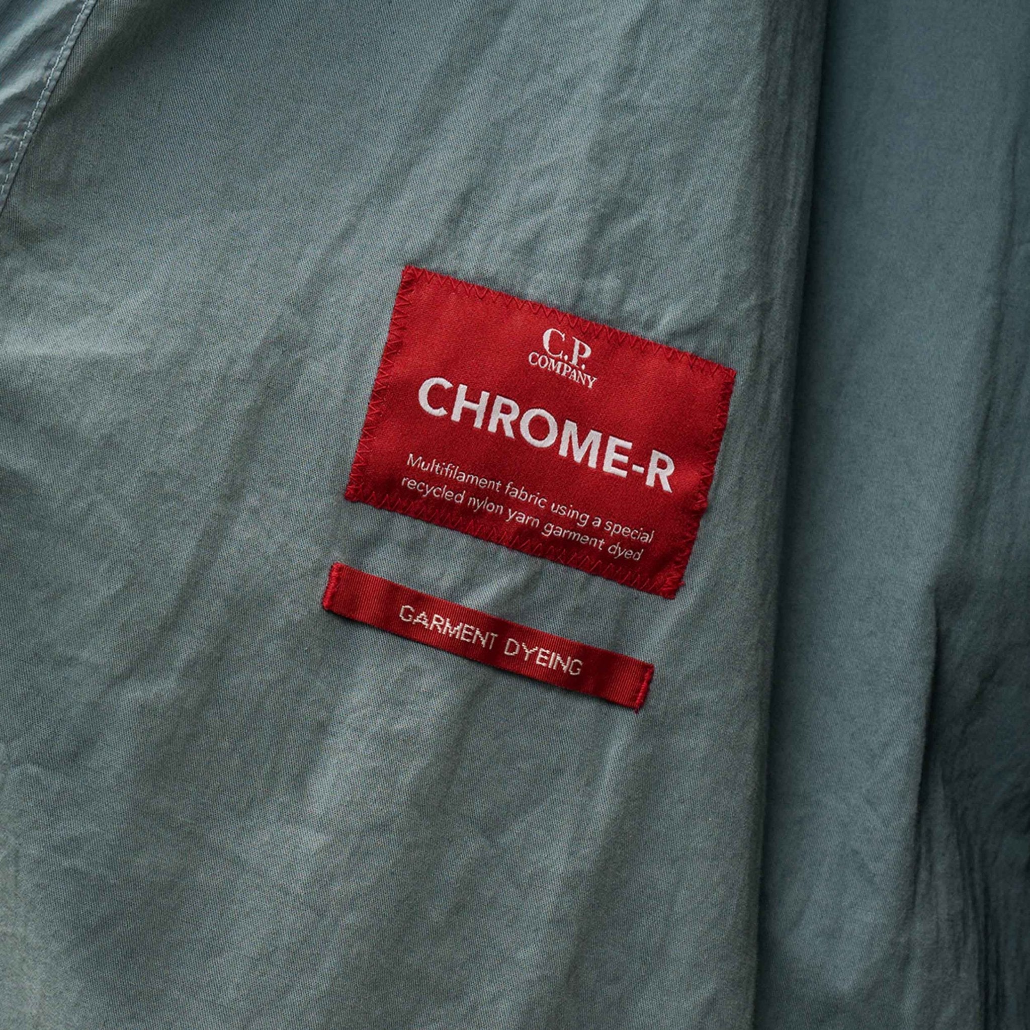 C.P. Company Chrome-R Overshirt in Stormy Weather- Blue