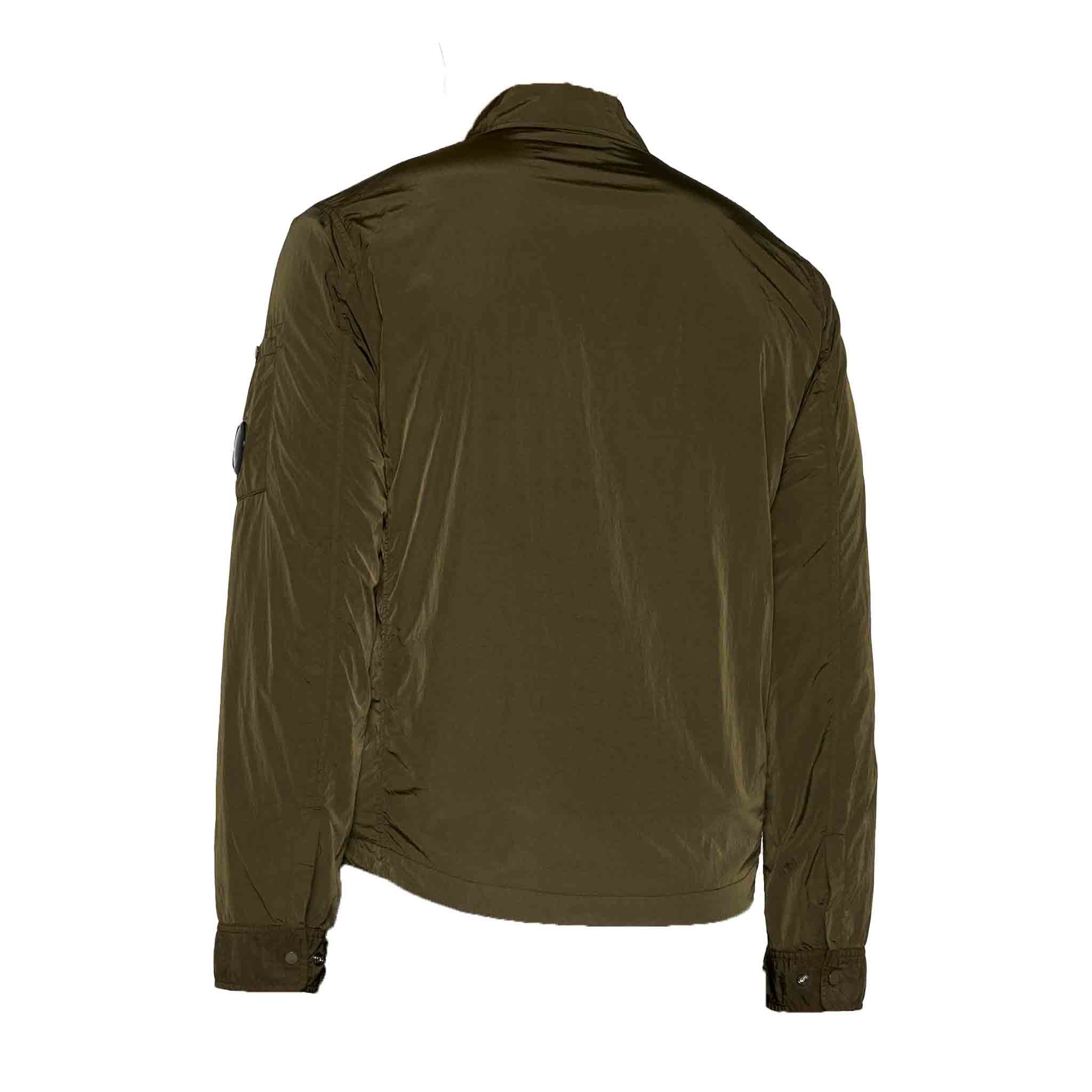 C.P. Company Chrome-R Pocket Overshirt in Ivy Green