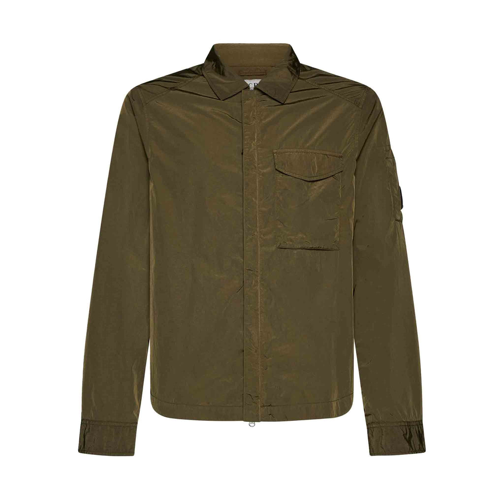 C.P. Company Chrome-R Pocket Overshirt in Ivy Green