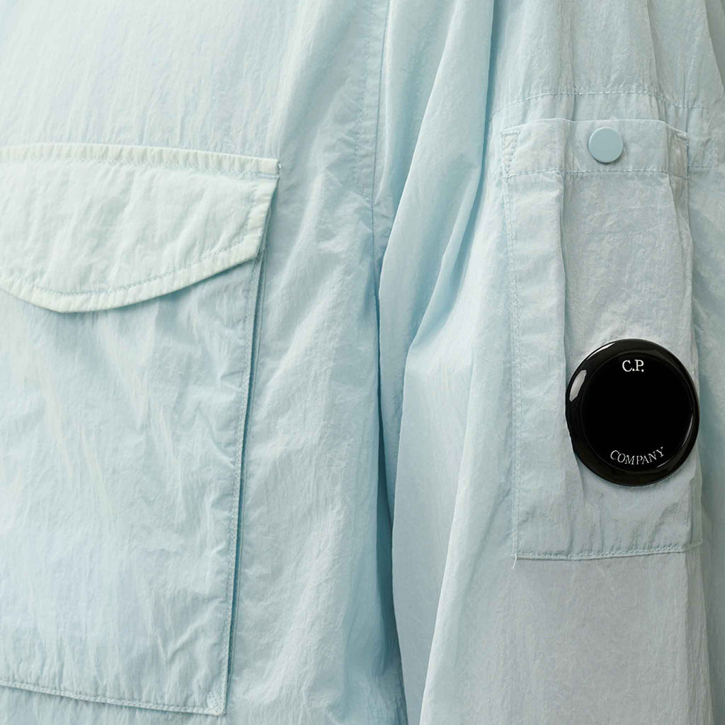 C.P. Company Chrome-R Pocket Overshirt in Starlight Blue