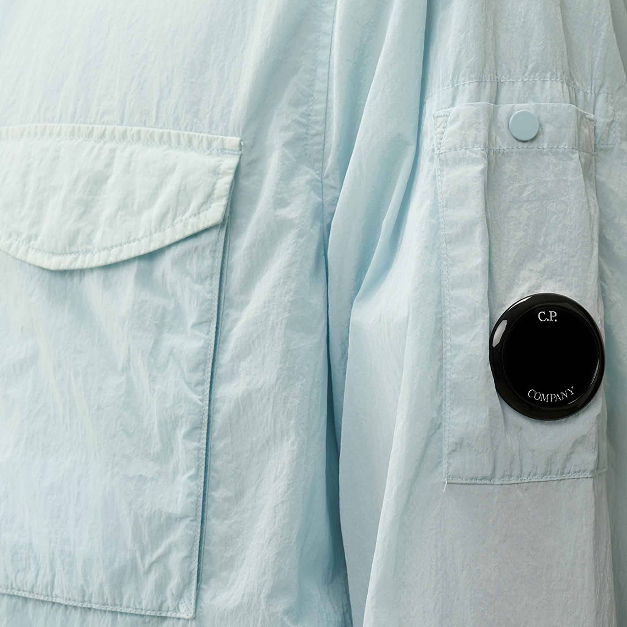 C.P. Company Chrome-R Pocket Overshirt in Starlight Blue