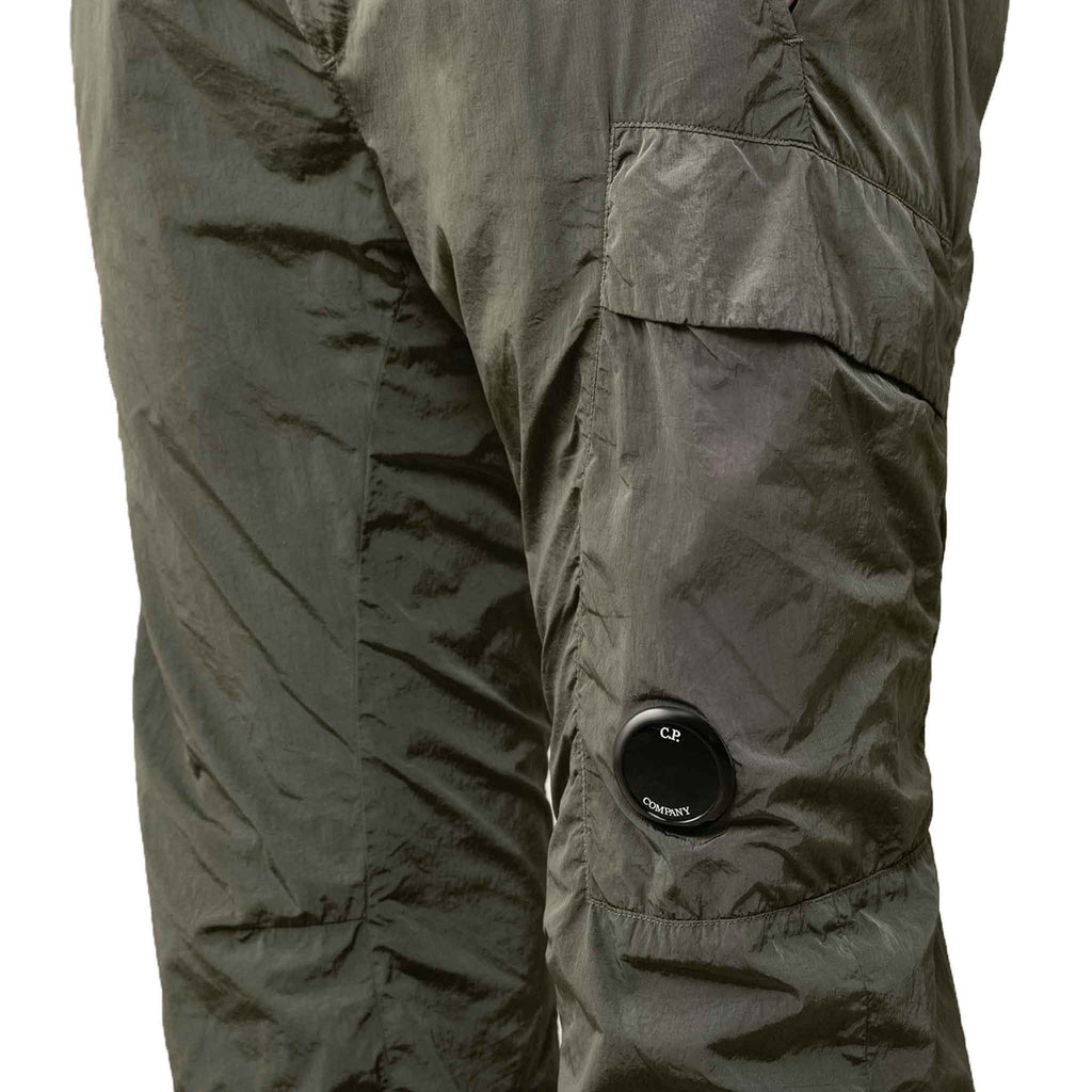 C.P. Company Chrome-R Track Pants in Grape Leaf- Green