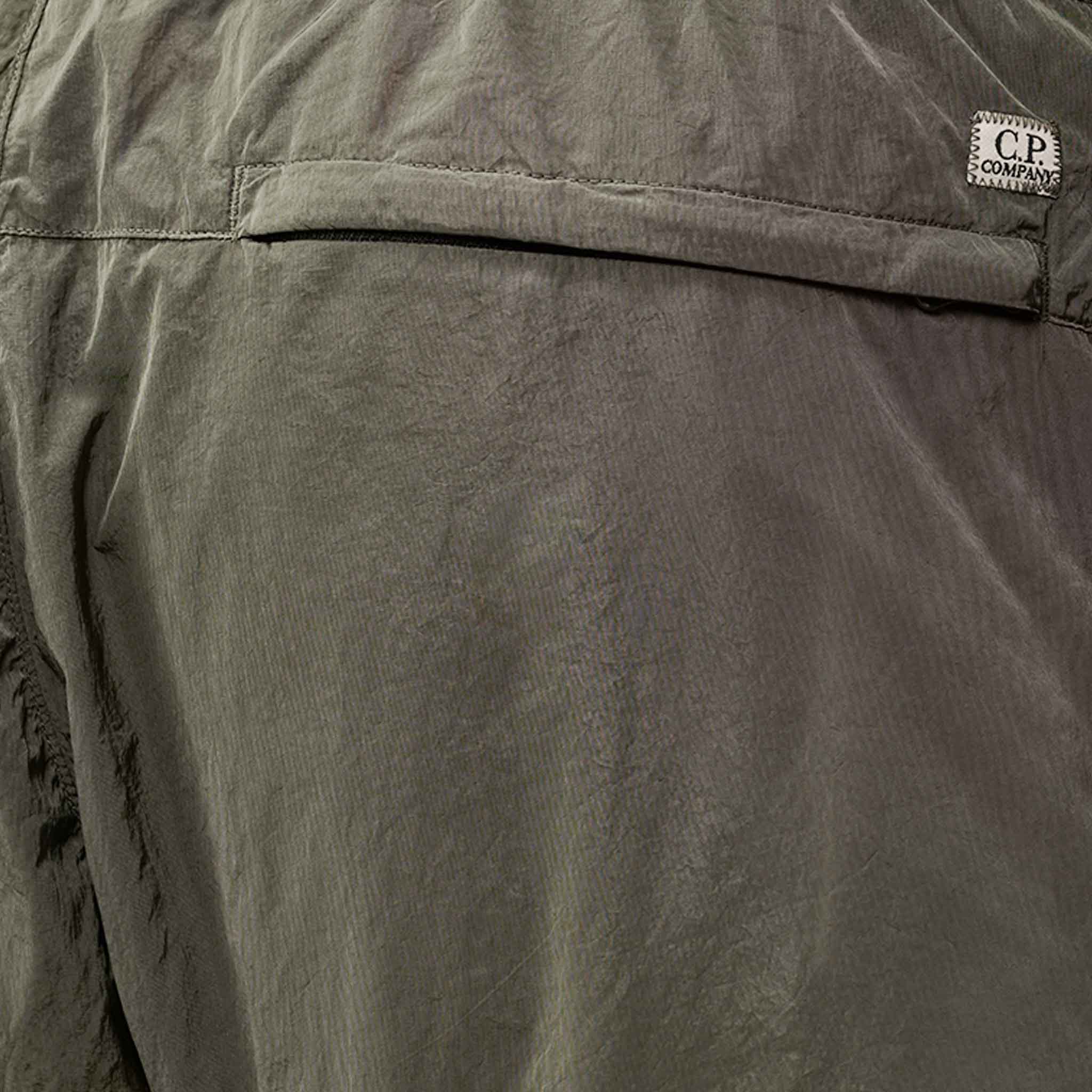 C.P. Company Chrome-R Track Pants in Grape Leaf- Green