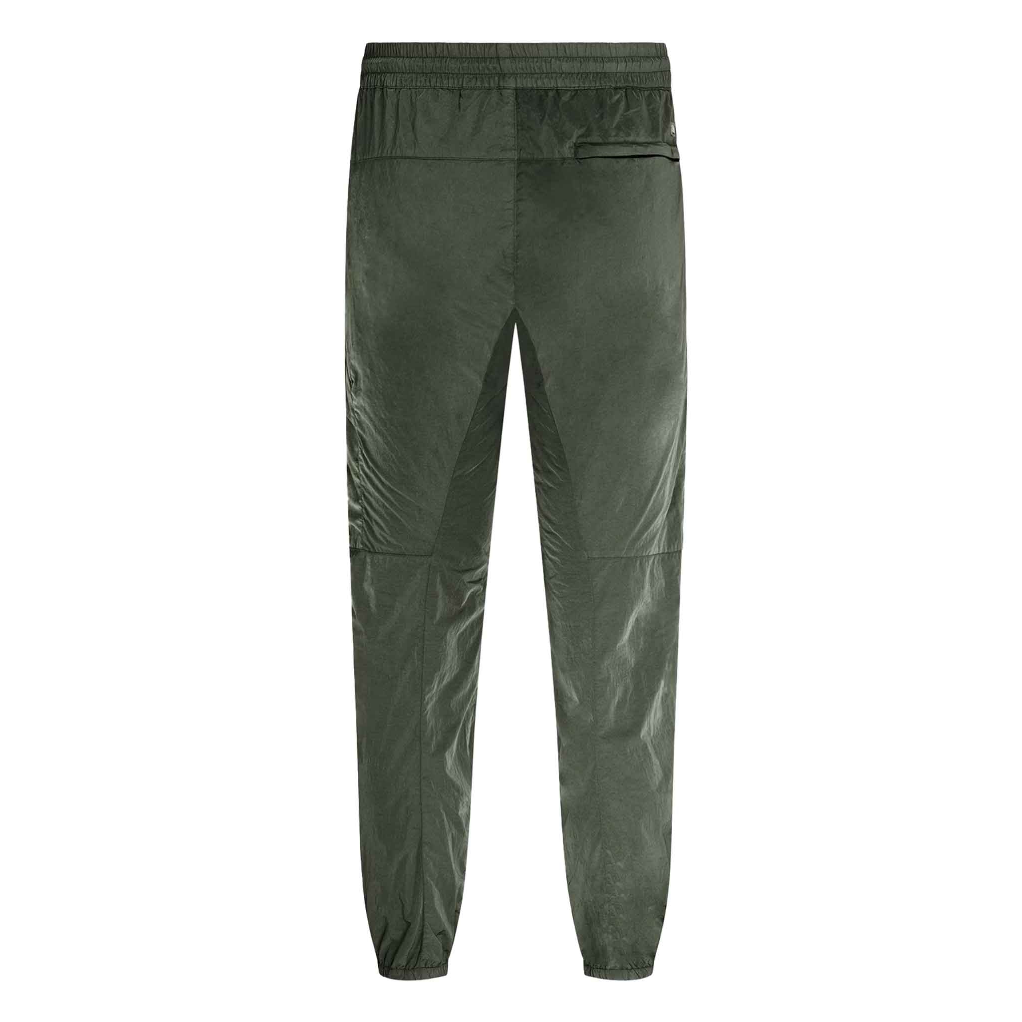 C.P. Company Chrome-R Track Pants in Grape Leaf- Green