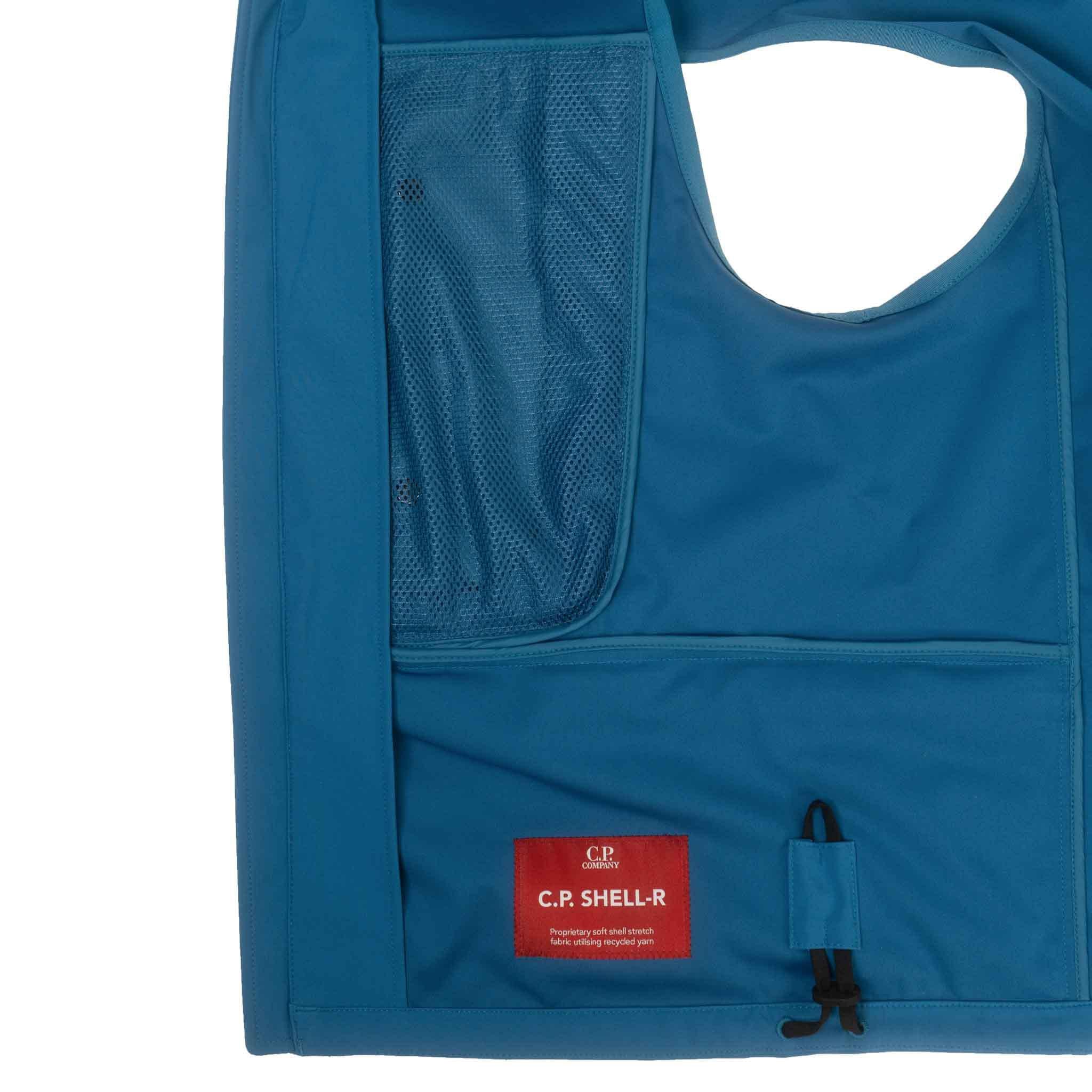 C.P. Company CP Shell-R Vest in Ink Blue