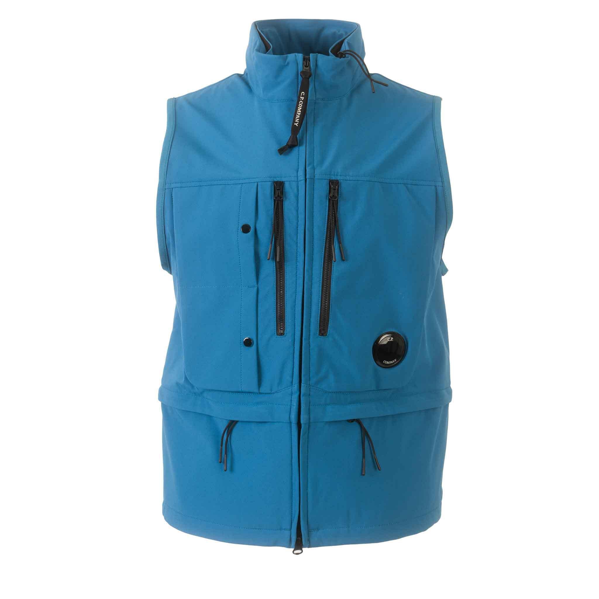 C.P. Company CP Shell-R Vest in Ink Blue