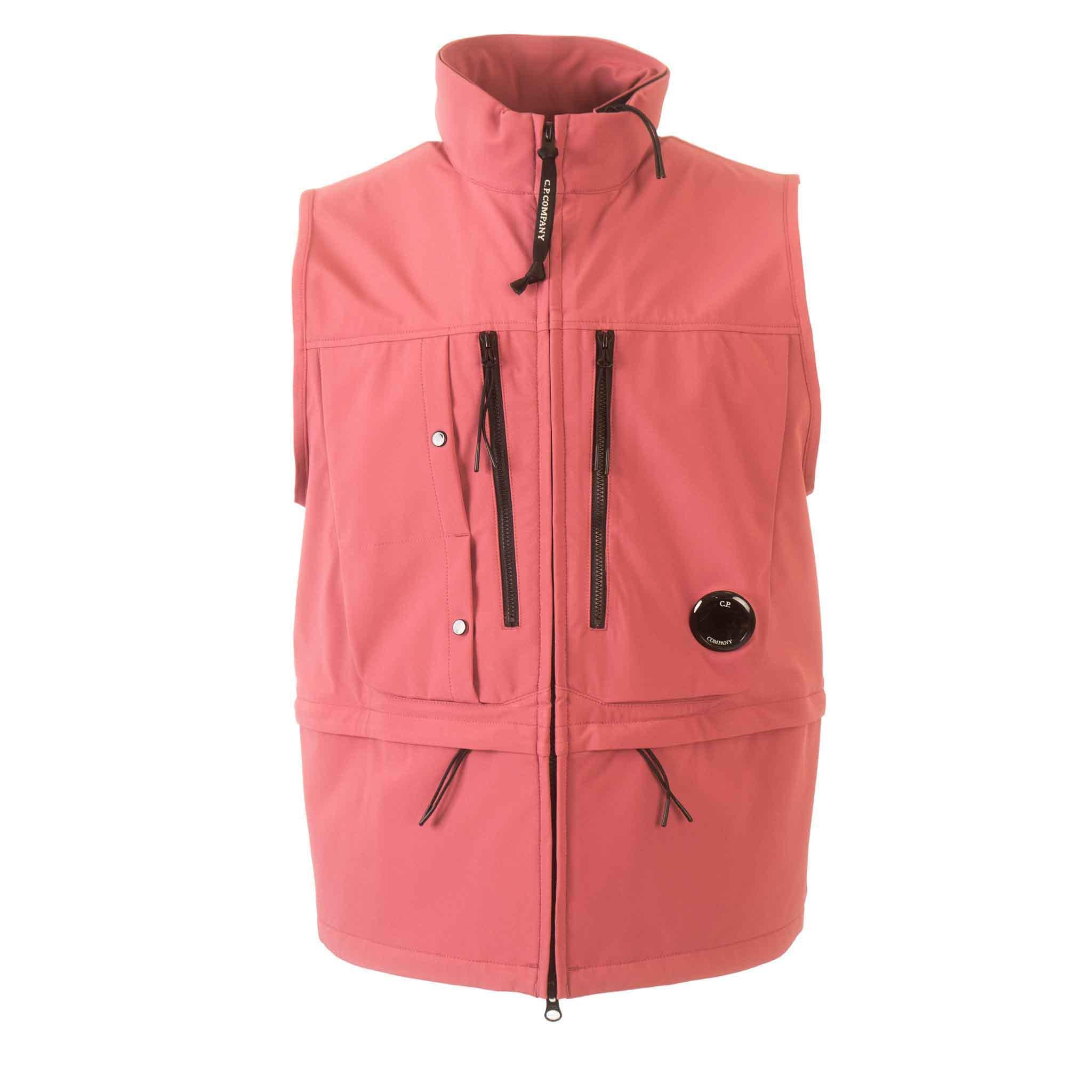 C.P. Company CP Shell-R Vest in Red Bud