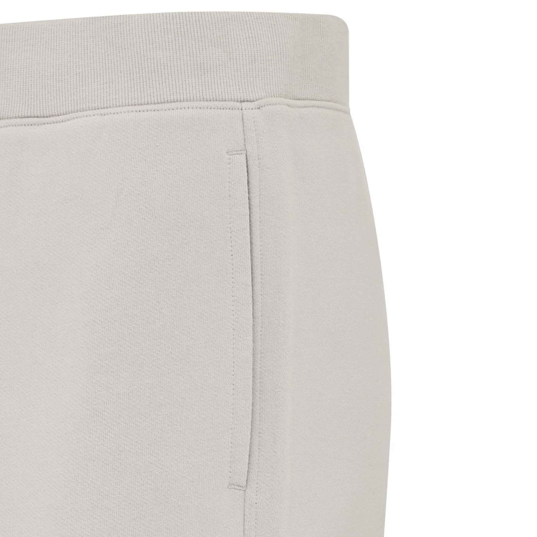 C.P. Company Diagonal Raised Fleece Cargo Sweatpants in Blue Fox- Grey