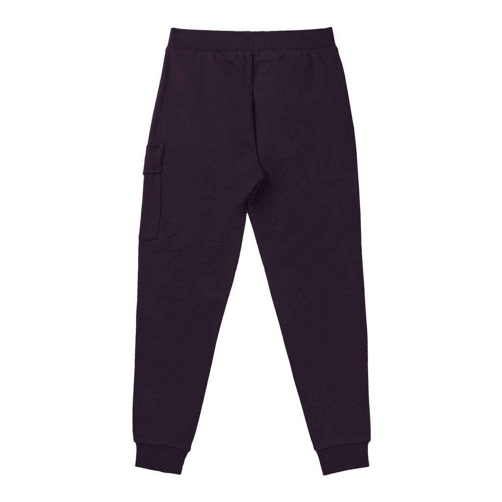 C.P. Company Diagonal Raised Fleece Cargo Sweatpants in Nightshade- Purple