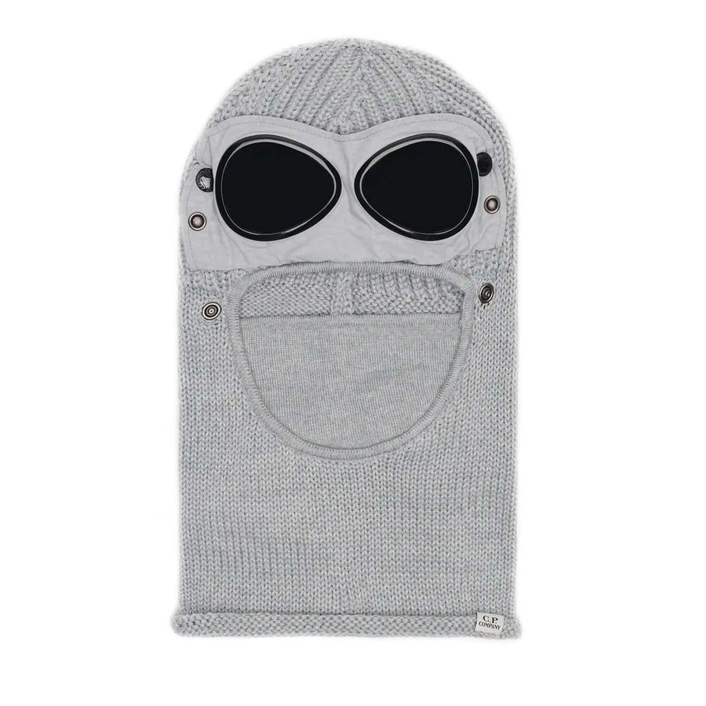 C.P. Company Extra fine Merino Wool  Ski Mask In Moon Melange