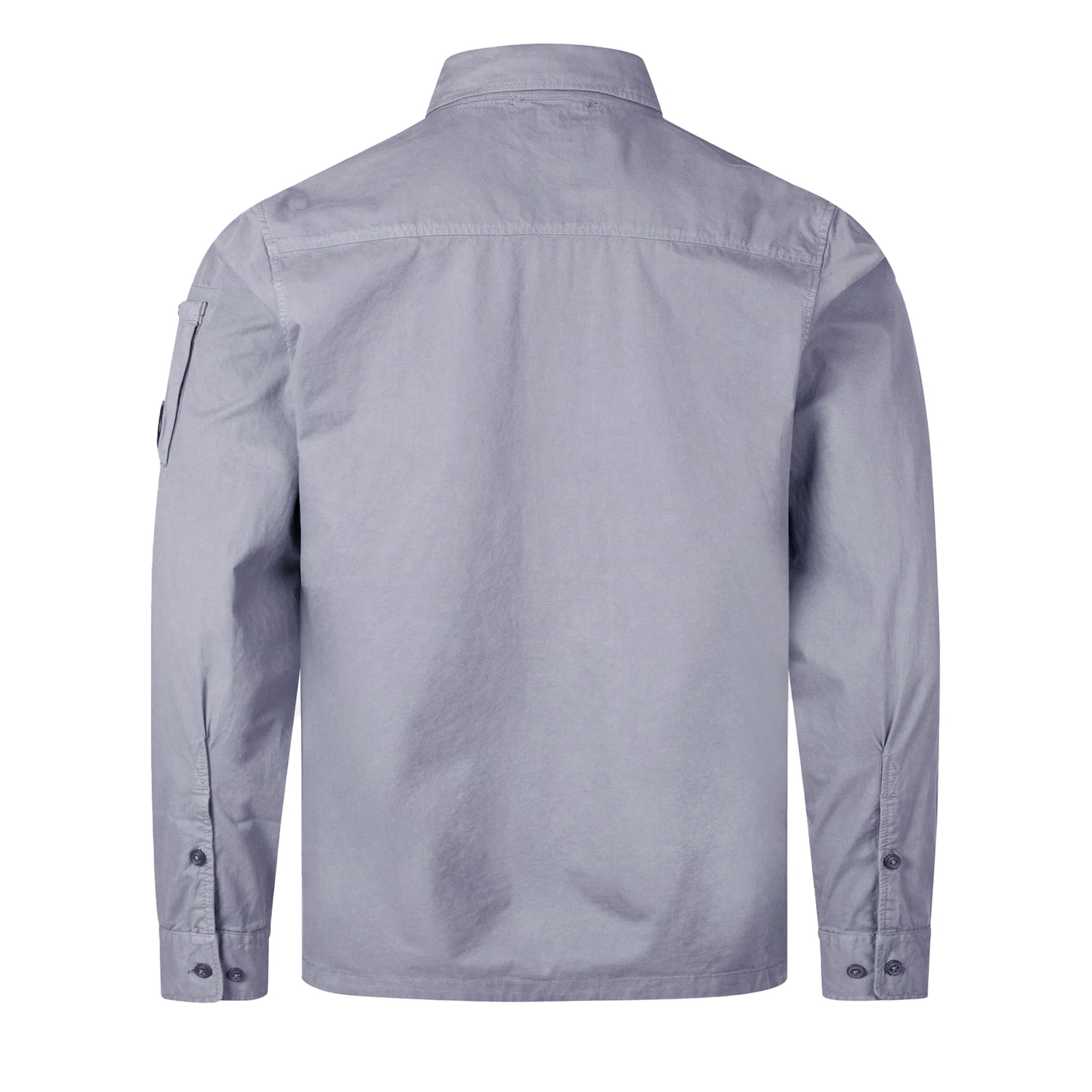 C.P. Company Gabardine Zipped Overshirt in Lavender
