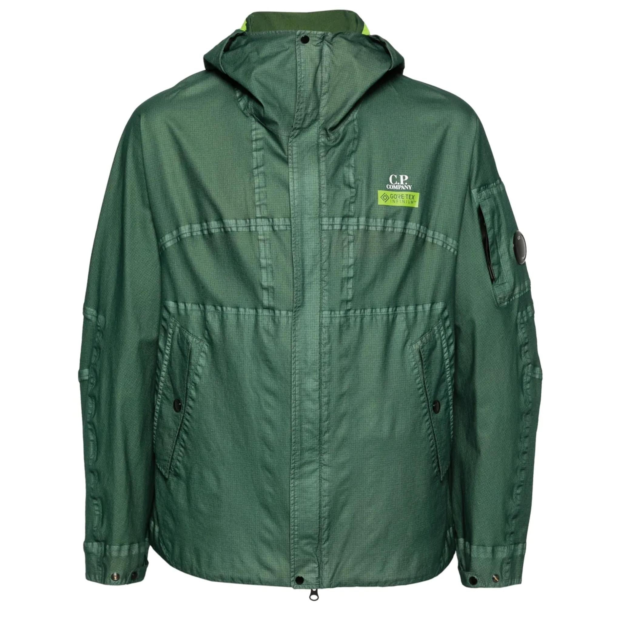 C.P. Company Gore G-Type Hooded Jacket in Green