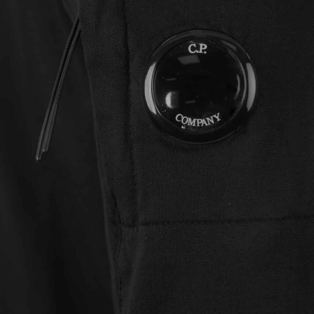 C.P. Company Light Fleece Lens Crewneck Sweatshirt in Black