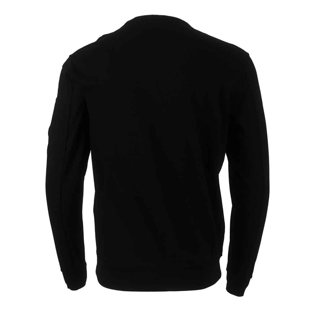 C.P. Company Light Fleece Lens Crewneck Sweatshirt in Black