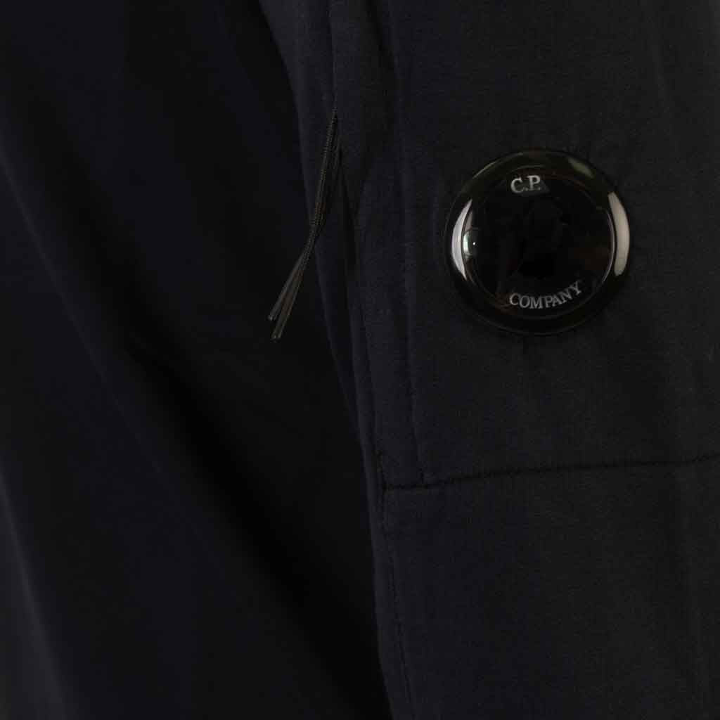 C.P. Company Light Fleece Lens Crewneck Sweatshirt in Total Eclipse