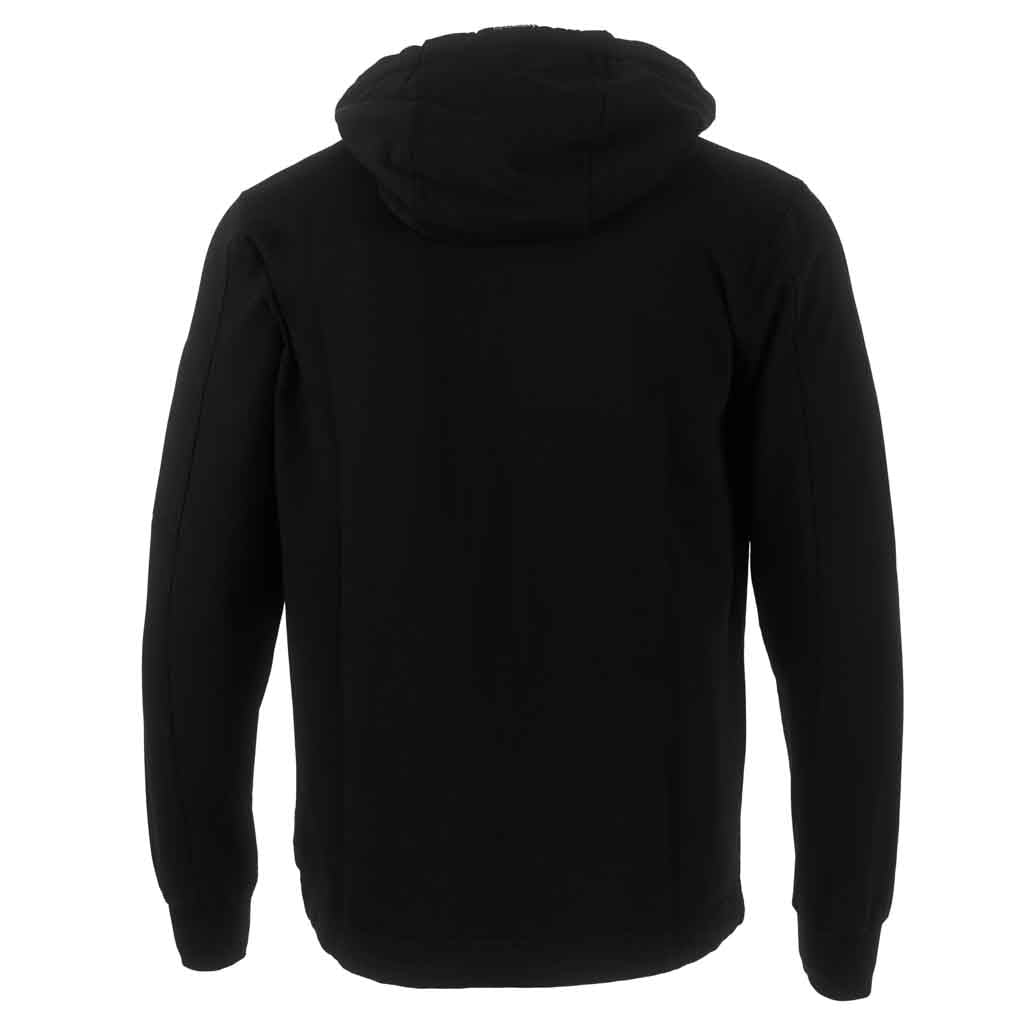 C.P. Company Light Fleece Lens Hooded Sweatshirt in Black