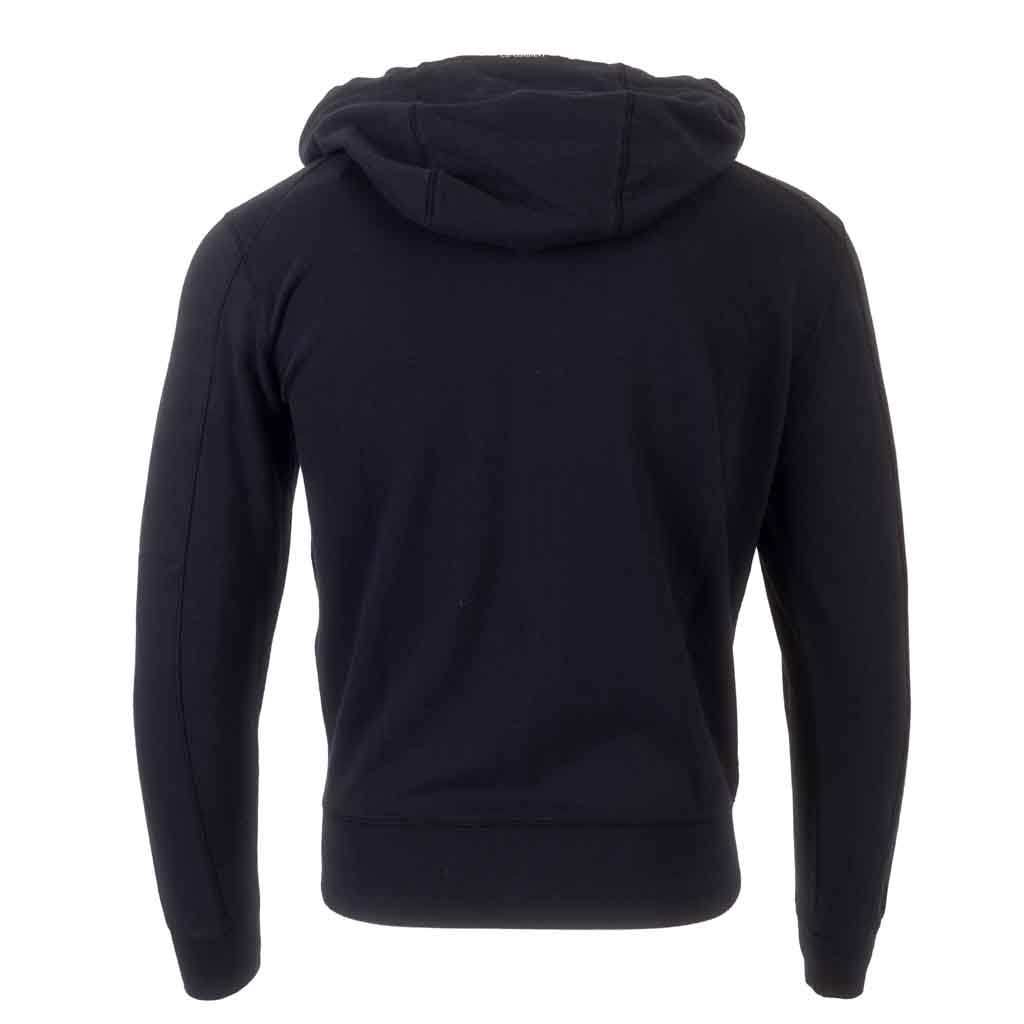 C.P. Company Light Fleece Lens Hooded Sweatshirt in Total Eclipse