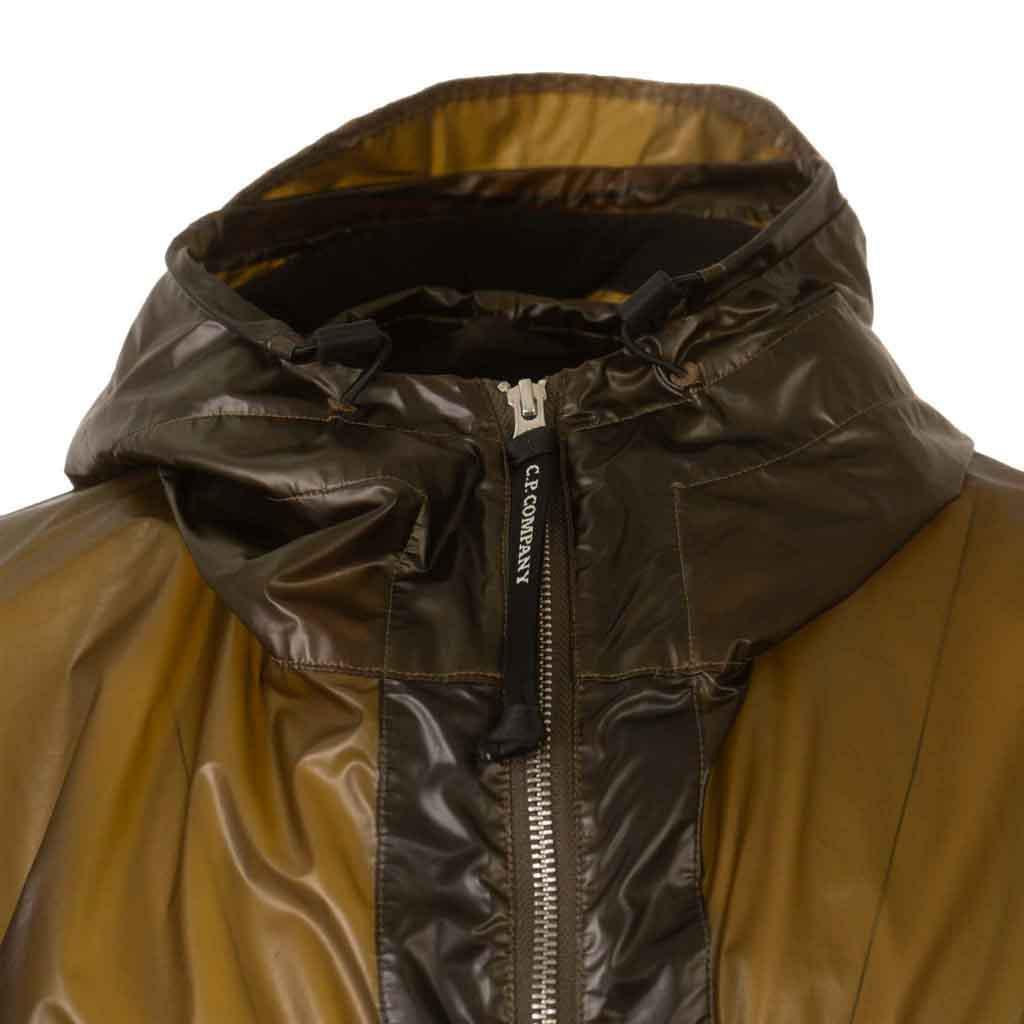 C.P. Company PiUM Hooded Jacket in Ivy Green