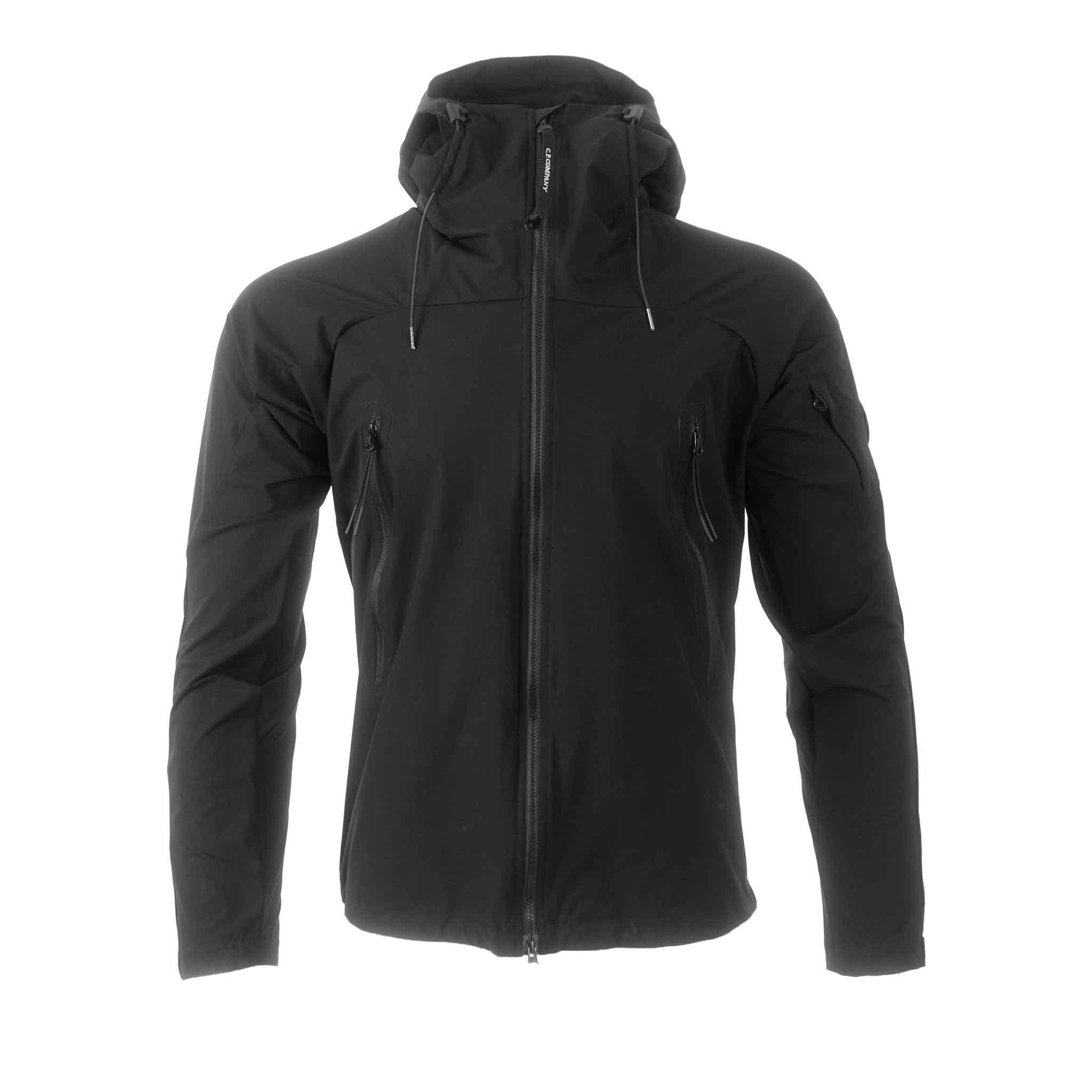 C.P. Company Pro-Tek Lens Hooded Jacket in Black
