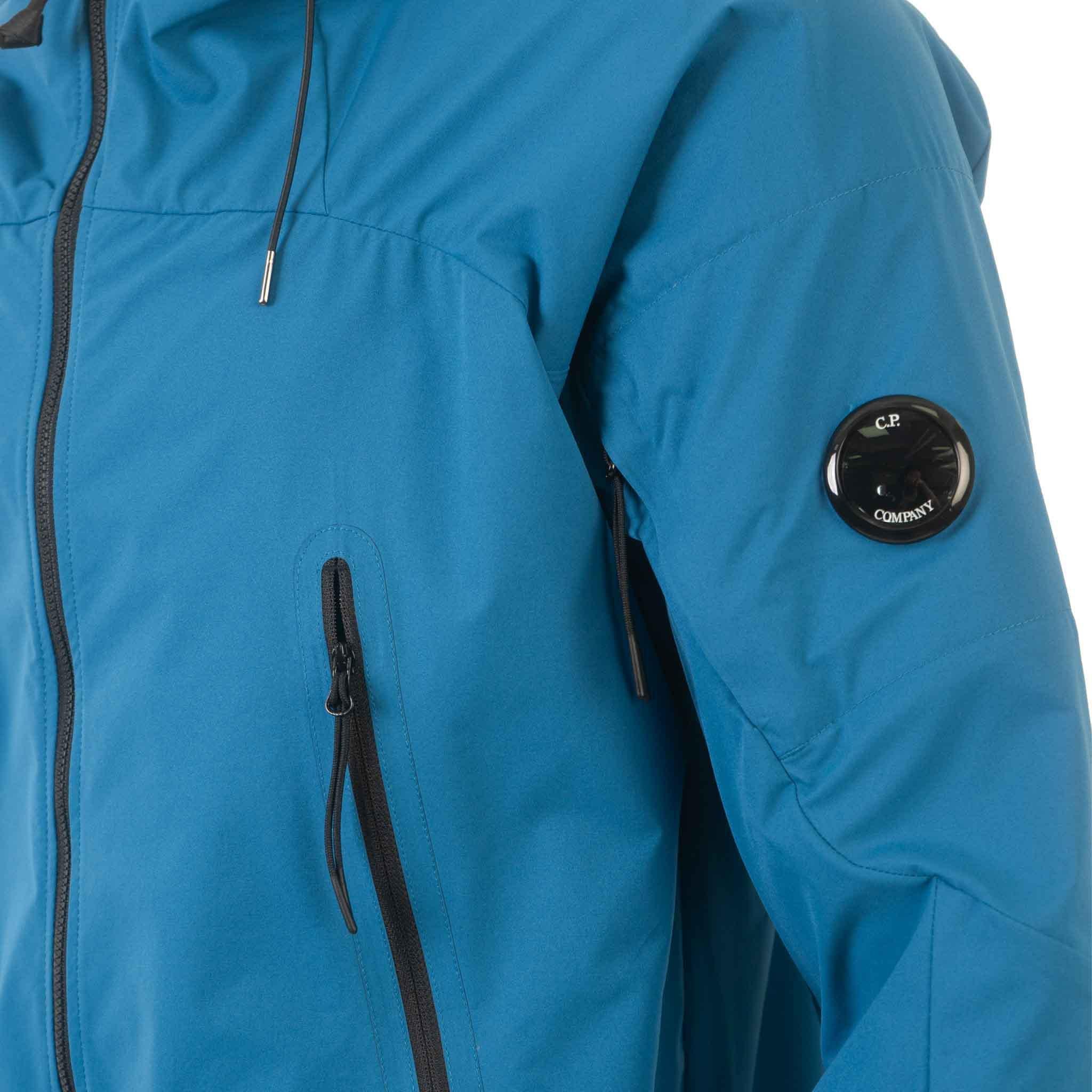 C.P. Company Pro-Tek Lens Hooded Jacket in Ink Blue