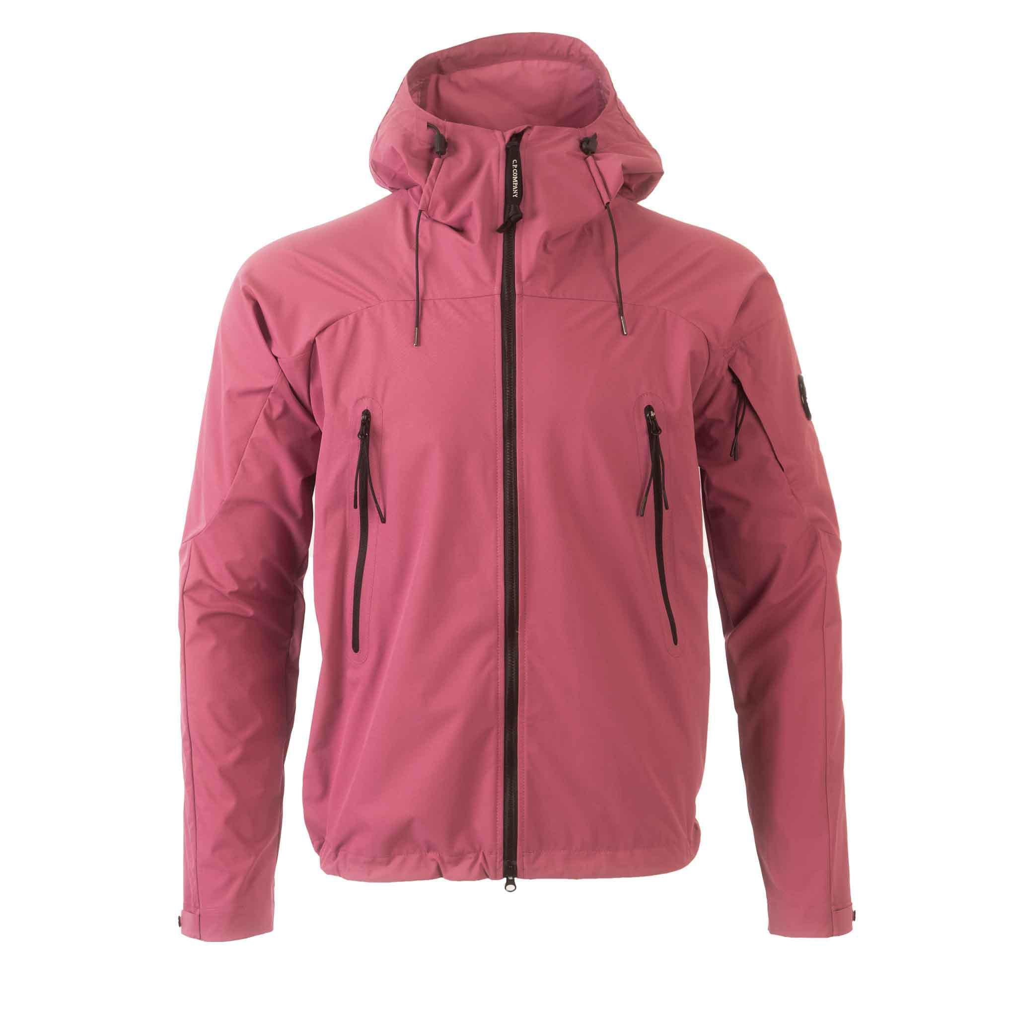 C.P. Company Pro-Tek Lens Hooded Jacket in Pink