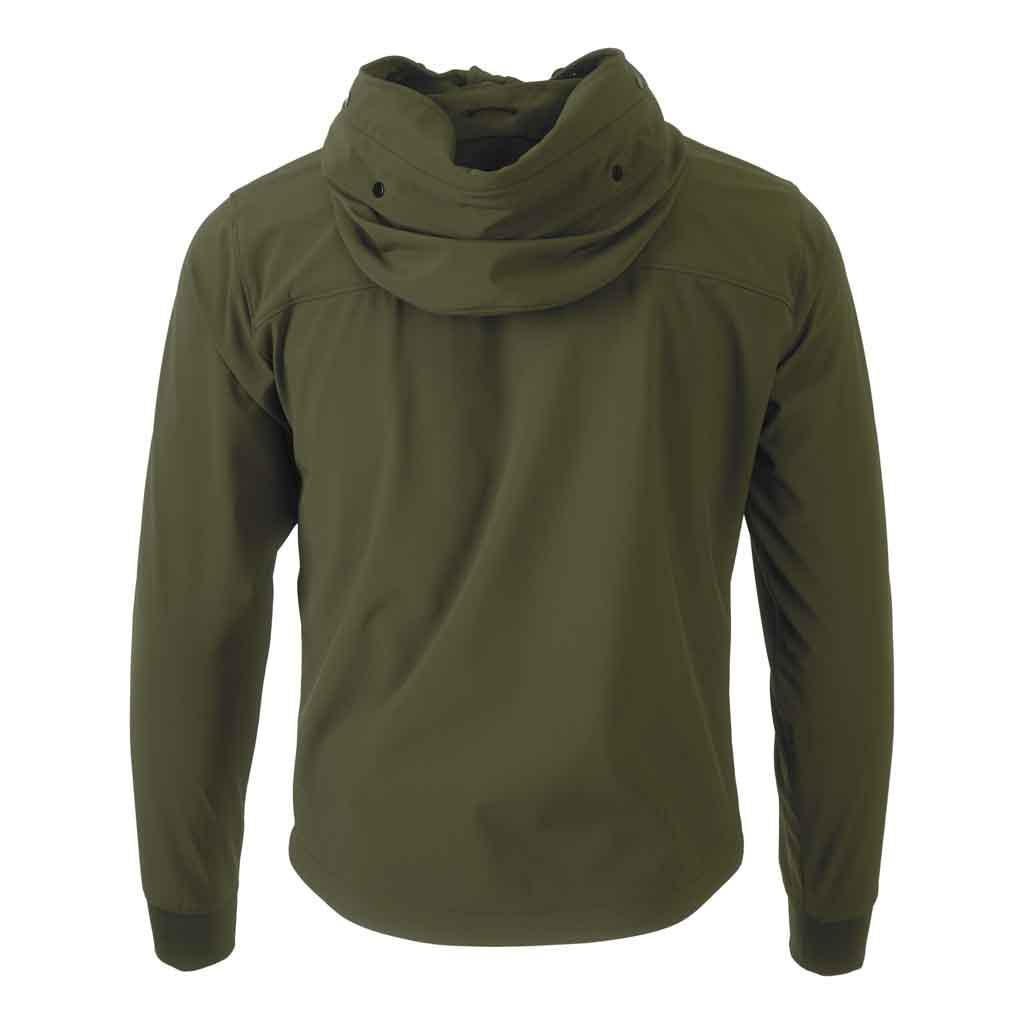 C.P. Company Shell-R Goggle Hooded Jacket in Ivy Green