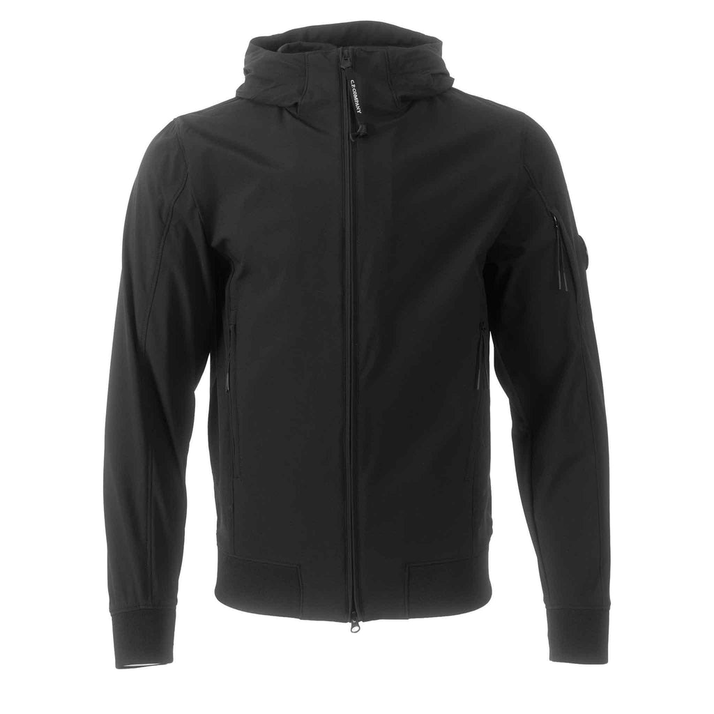 C.P. Company Shell-R Lens Hooded Jacket in Black