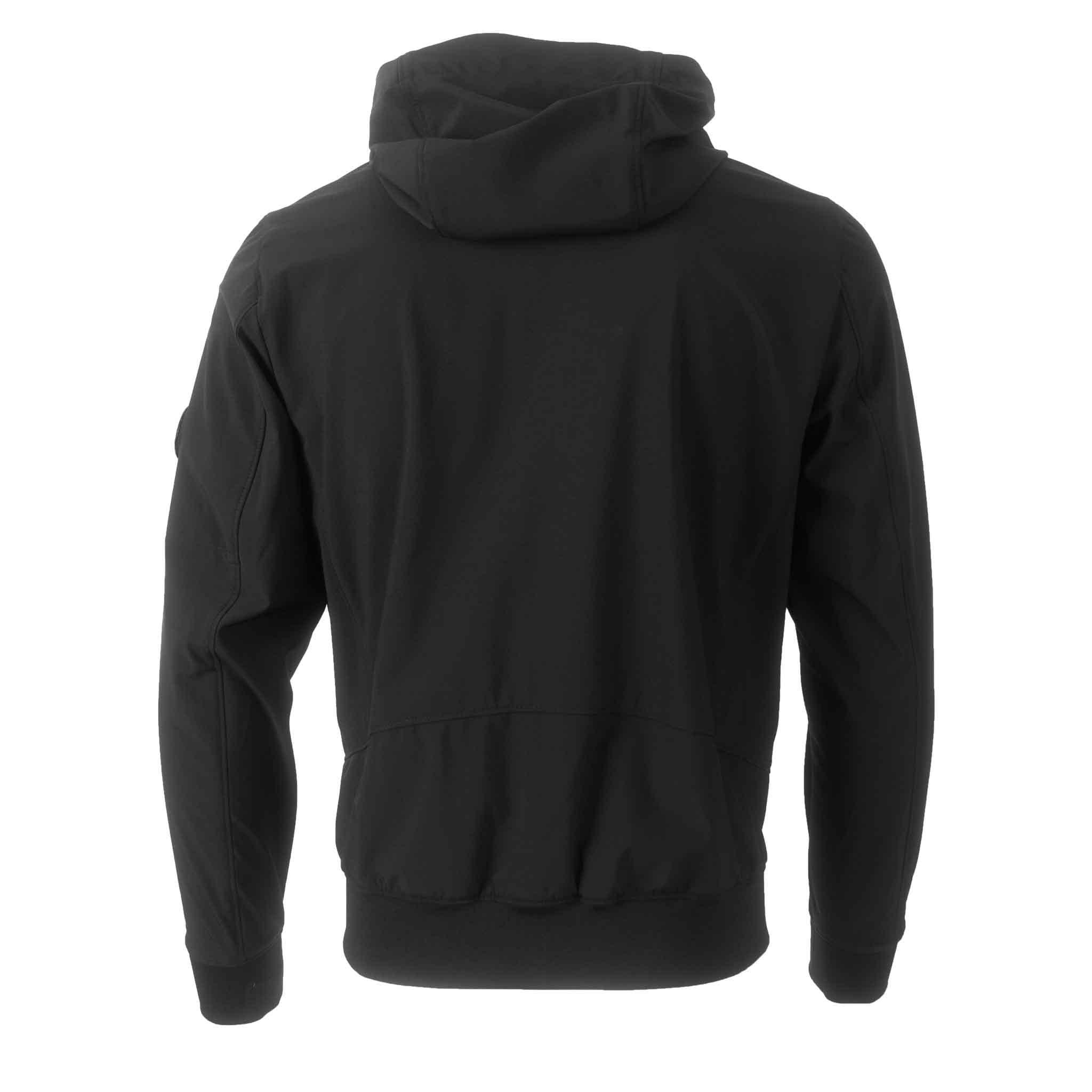 C.P. Company Shell-R Lens Hooded Jacket in Black