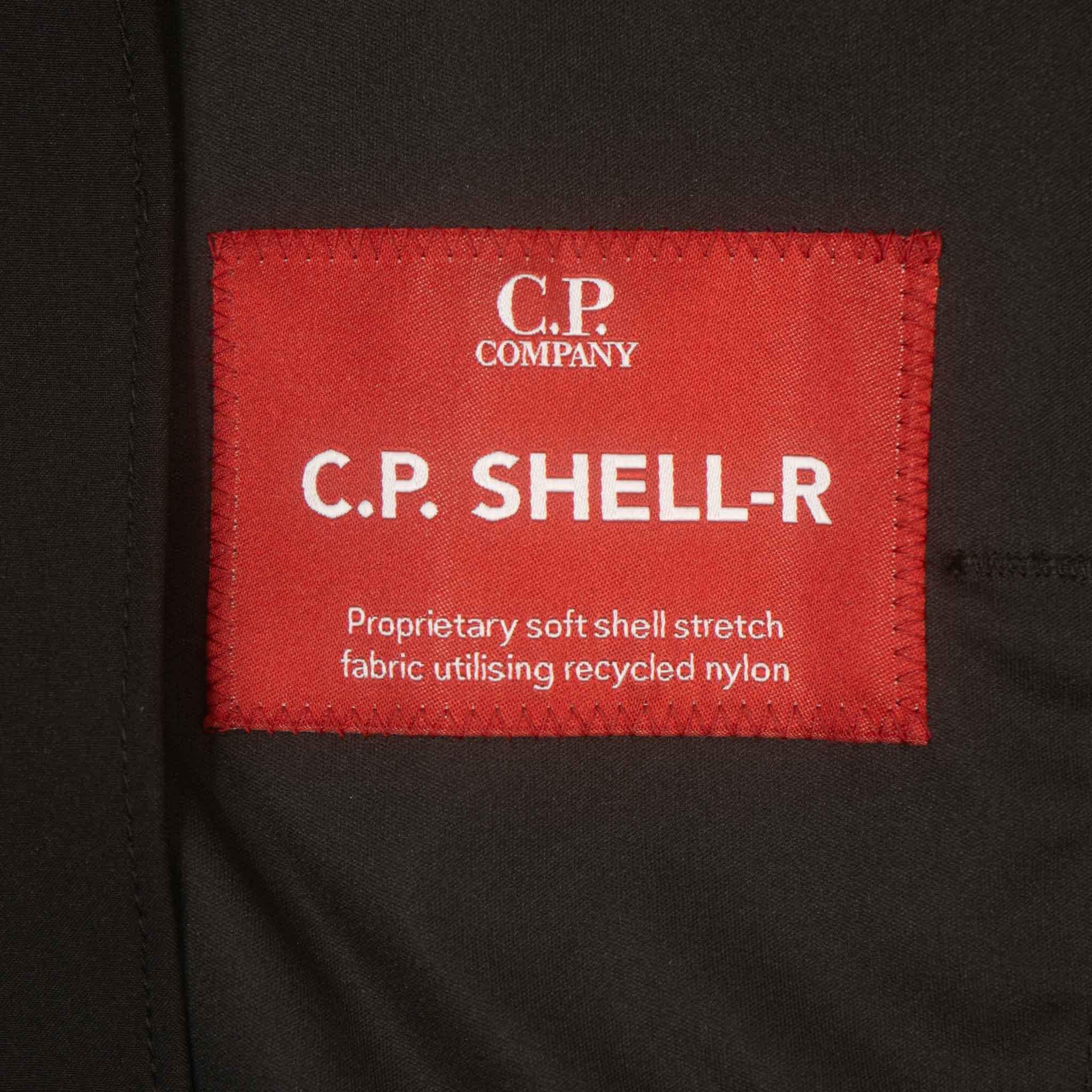 C.P. Company Shell-R Lens Hooded Jacket in Black