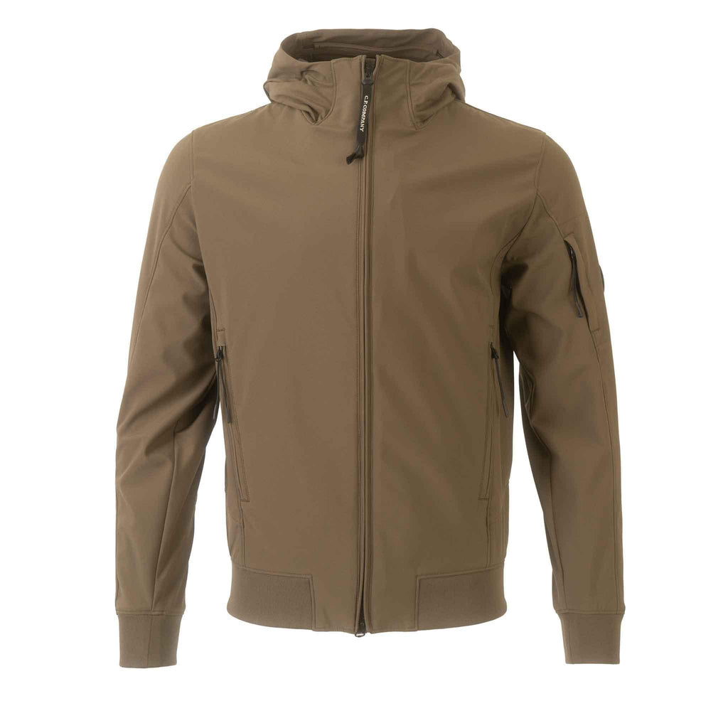 C.P. Company Shell-R Lens Hooded Jacket in Ivy Green