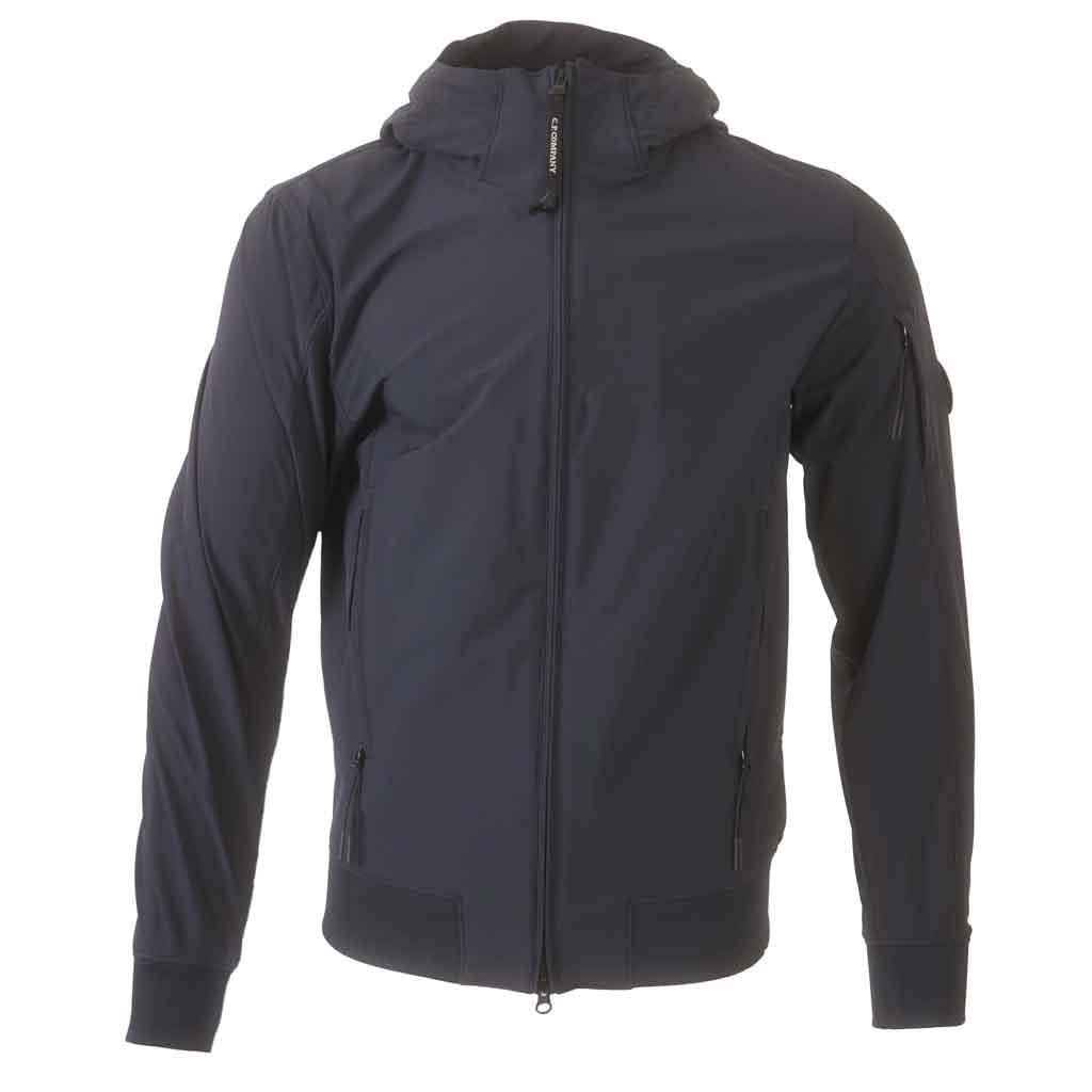C.P. Company Shell-R Lens Hooded Jacket in Total Eclipse