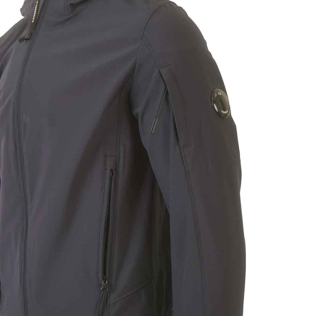 C.P. Company Shell-R Lens Hooded Jacket in Total Eclipse