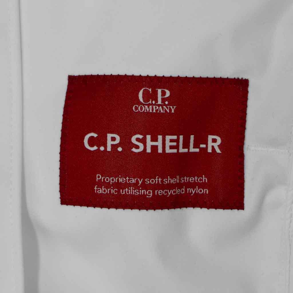 C.P. Company Shell-R Lens Jacket in Gauze White