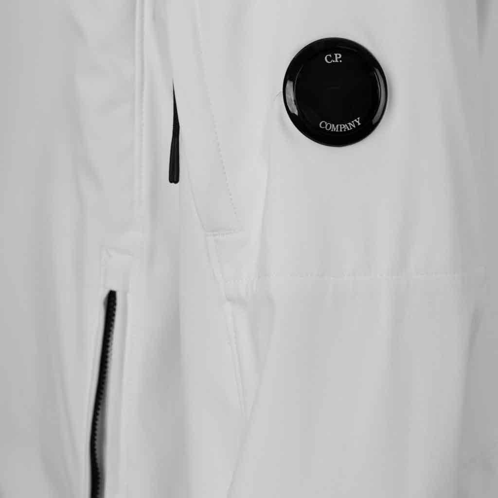 C.P. Company Shell-R Lens Jacket in Gauze White