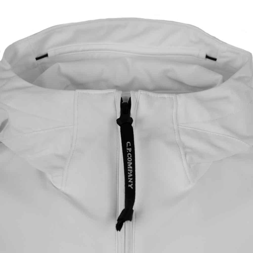 C.P. Company Shell-R Lens Jacket in Gauze White