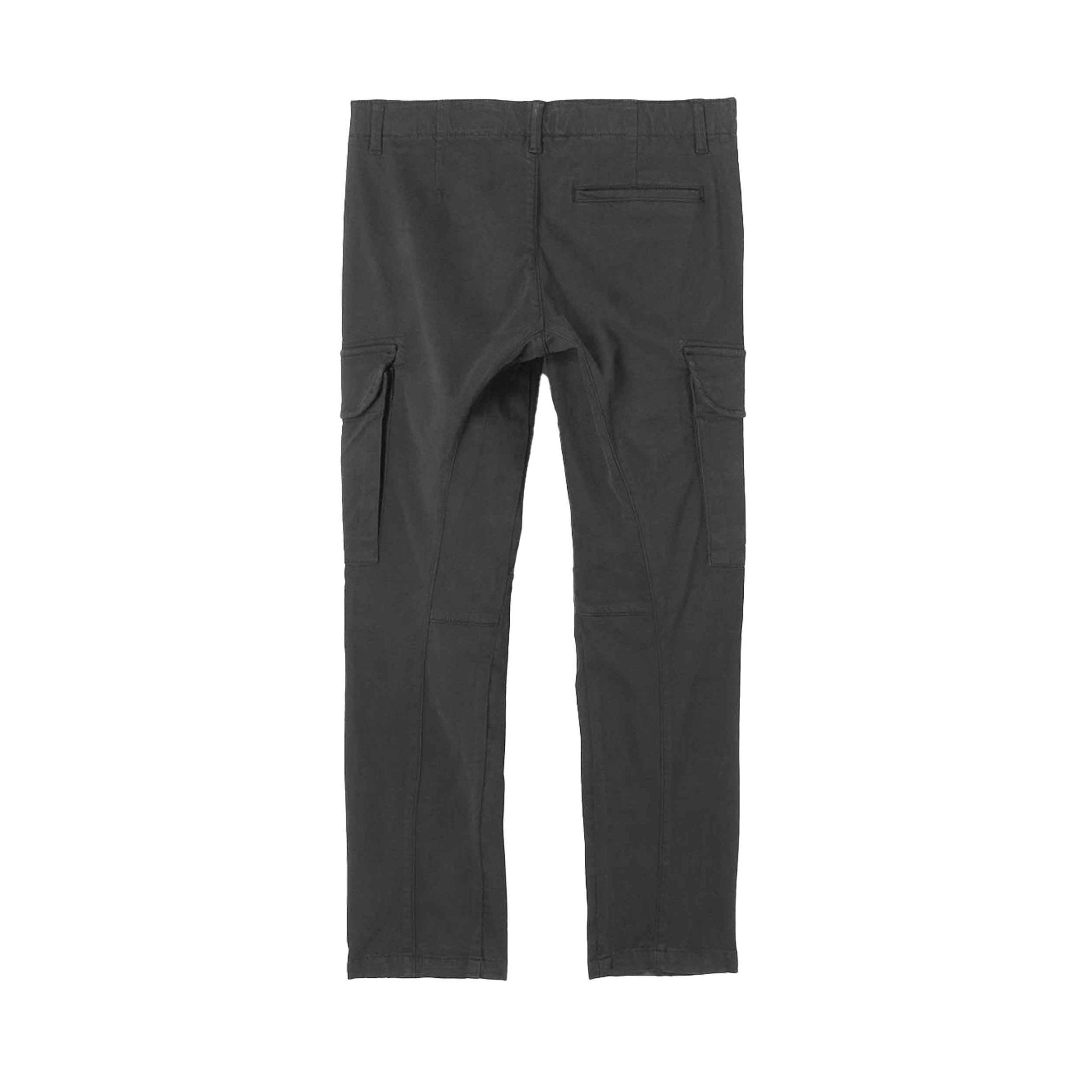 C.P. Company Stretch Sateen Lens Cargo Pants in Smoked Pearl- Grey