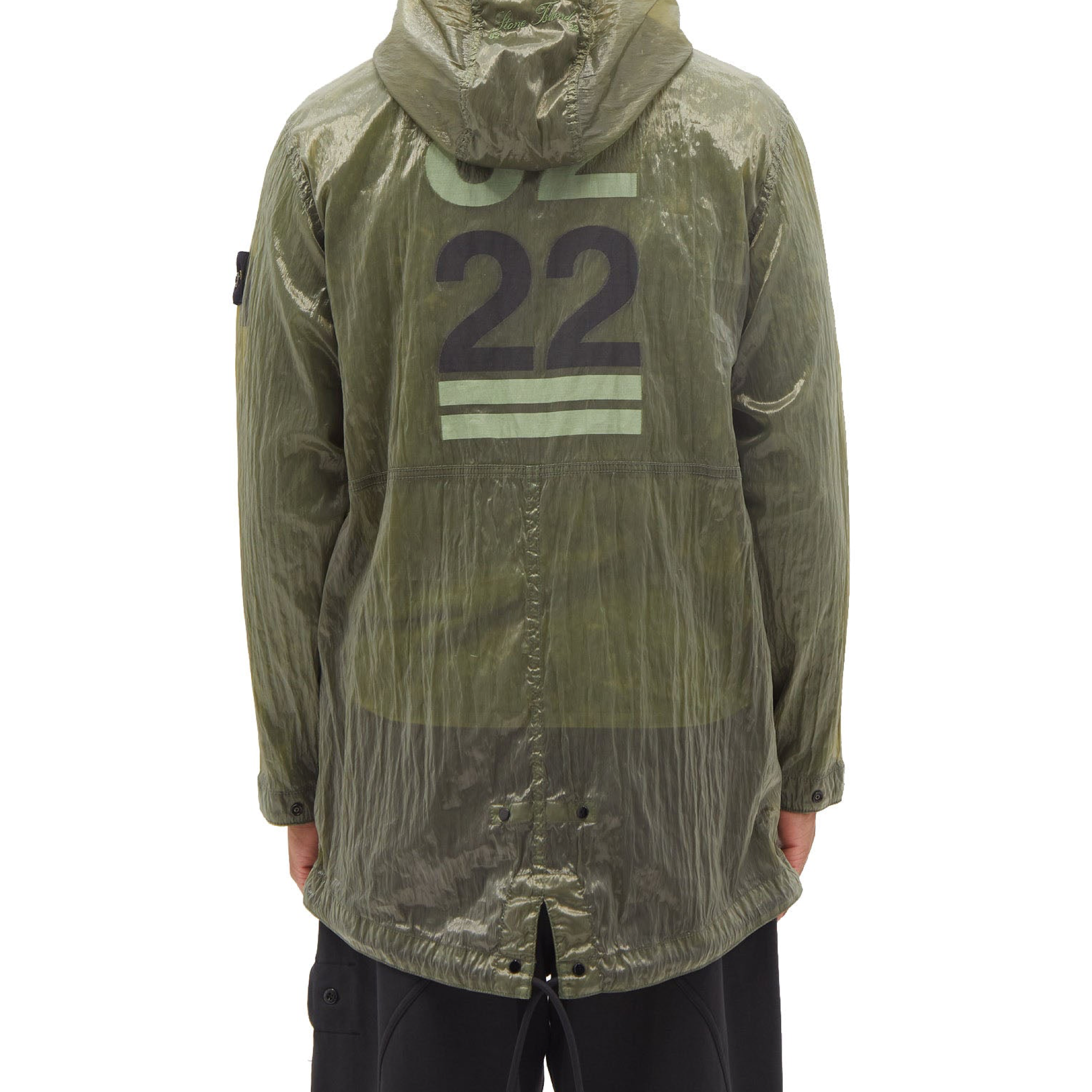 Stone Island 82/22 Garment-Dyed Nylon Coat