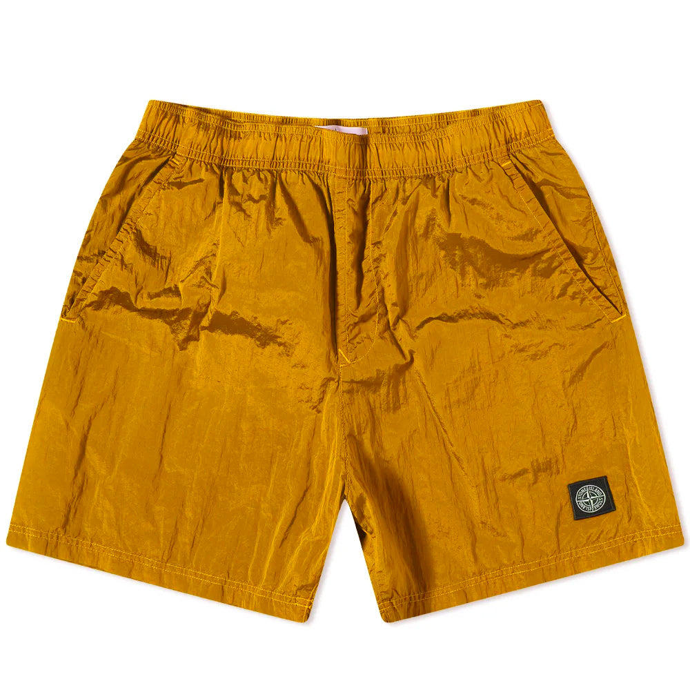Stone Island Arancio Nylon Metal Swimshorts