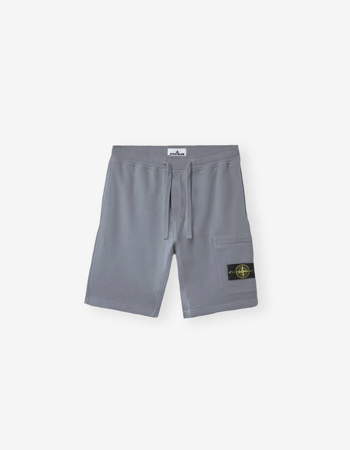 Stone Island Avio Blue Cargo Sweat Shorts