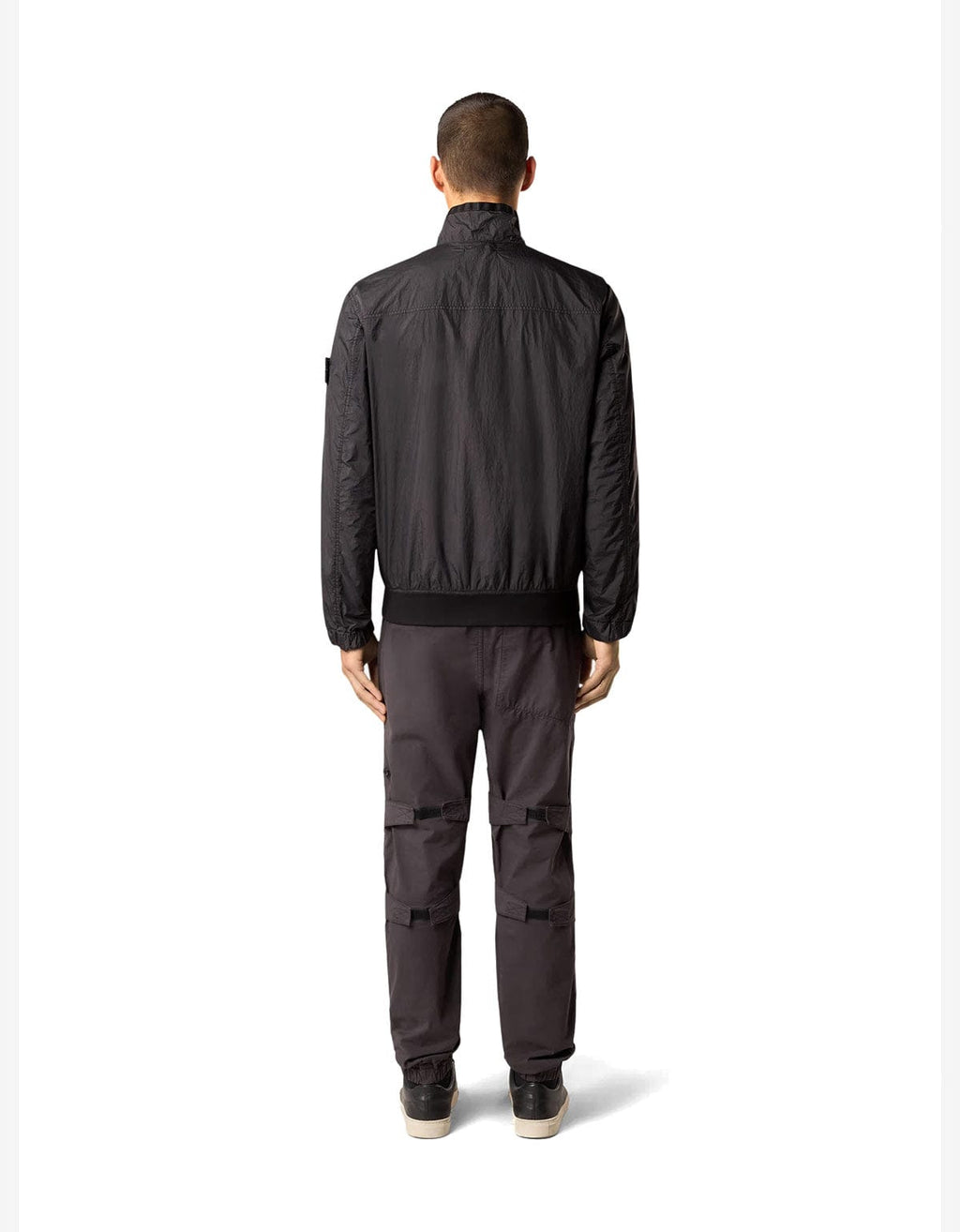 Stone Island Black Crinkles Reps R-NY Jacket