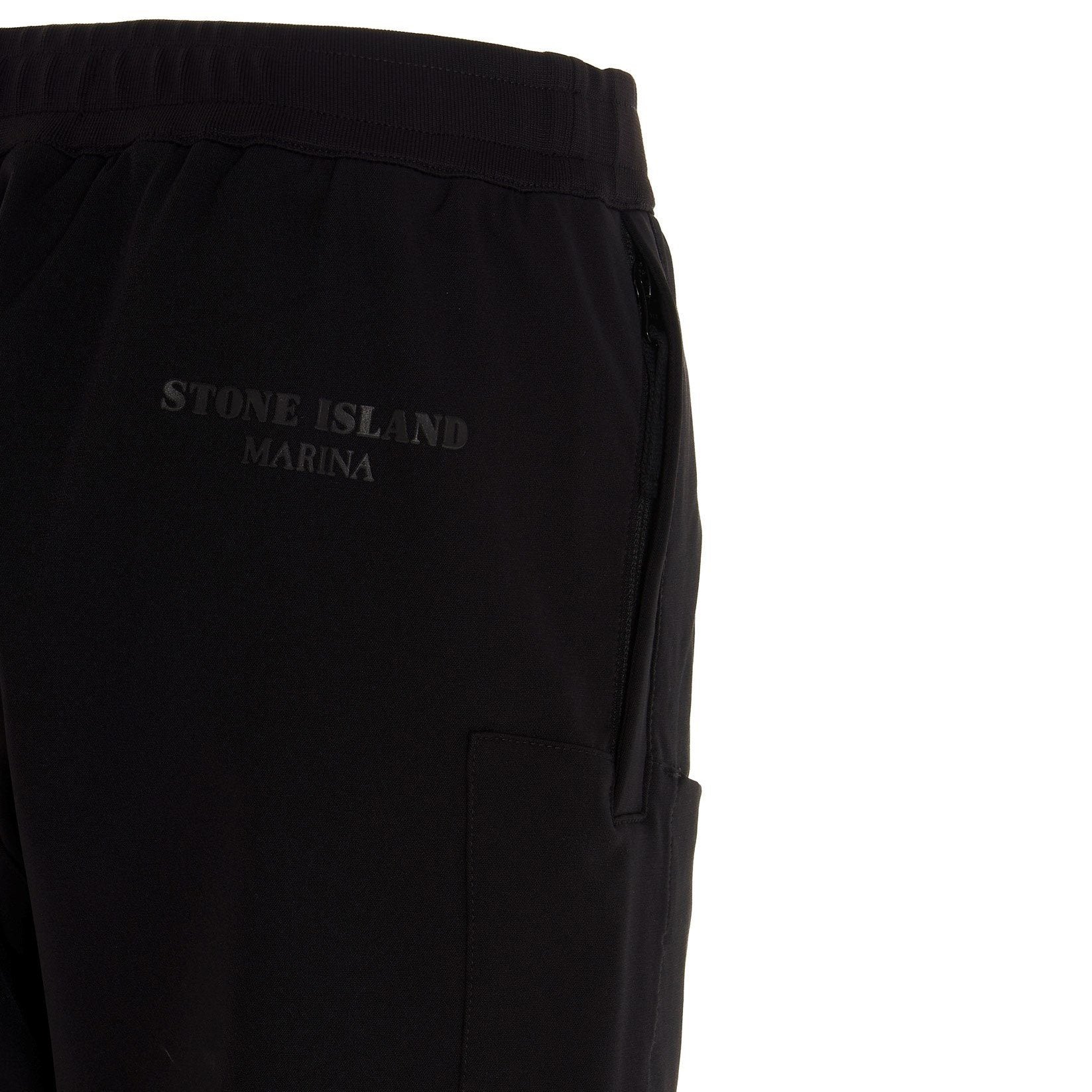 Stone Island Black Marina Cargo Pants