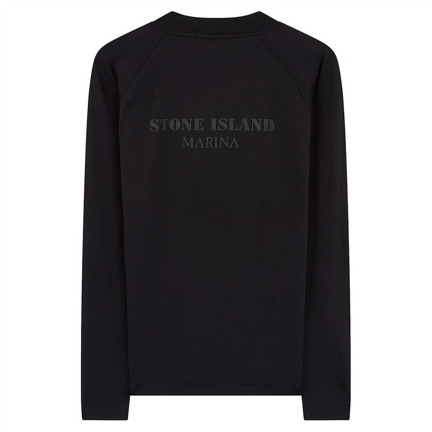 Stone Island Black Marina LS T-Shirt